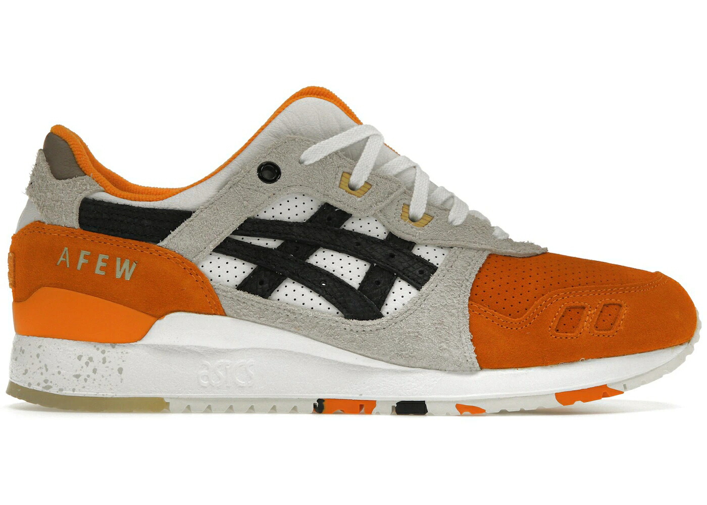 アシックス 先だつものともし火 橙 オレンジ色 白いこと 白いこと スニーカー メンズ ASICS GEL-LYTE III AFEW X BEAMS ORANGE KOI (SPECIAL BOX) / ORANGE WHITE