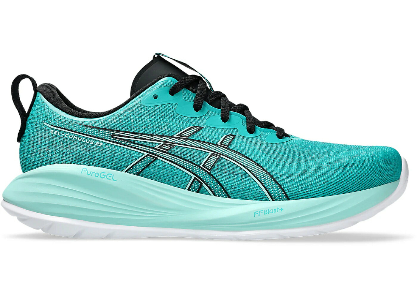 アシックス ウェーブ ウェイブ スニーカー メンズ ASICS GEL-CUMULUS 27 WAVE TEAL ILLUMINATE MINT / WAVE TEAL ILLUMINATE MINT