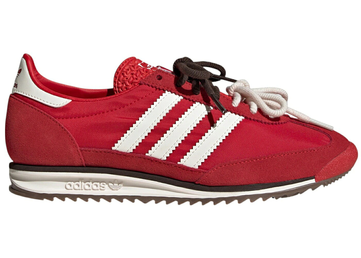 アディダス 白色 ホワイト 茶色 ブラウン スニーカー メンズ ADIDAS SL 72 OG BETTER SCARLET OFF WHITE DARK BROWN / BETTER SCARLET OFF WHITE DARK