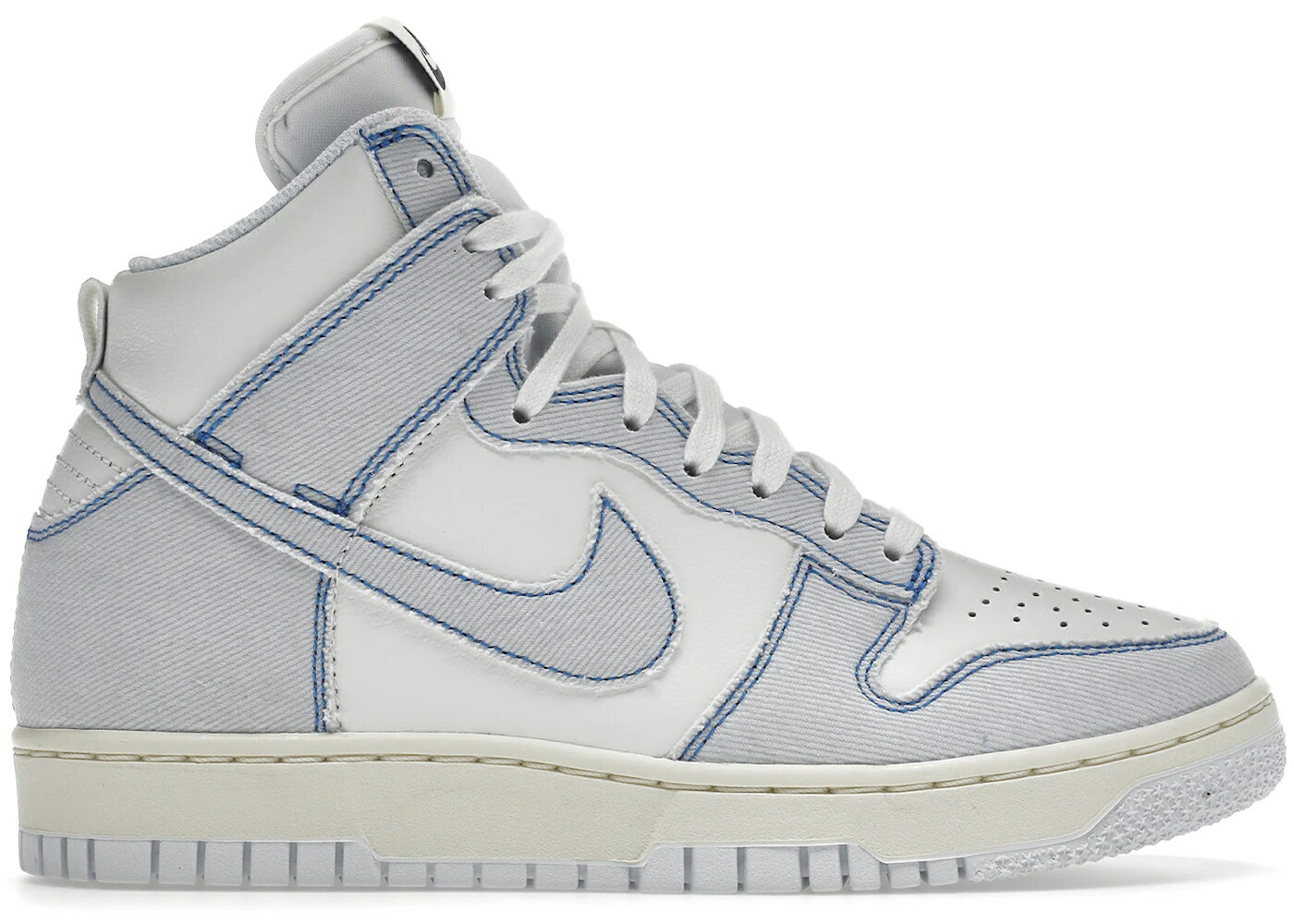 ナイキ ダンク ハイ 青色 ブルー デニム 白色 ホワイト ダンクハイ スニーカー メンズ NIKE DUNK HIGH 1985 BLUE DENIM / LIGHT BLUE WHITE BLUE