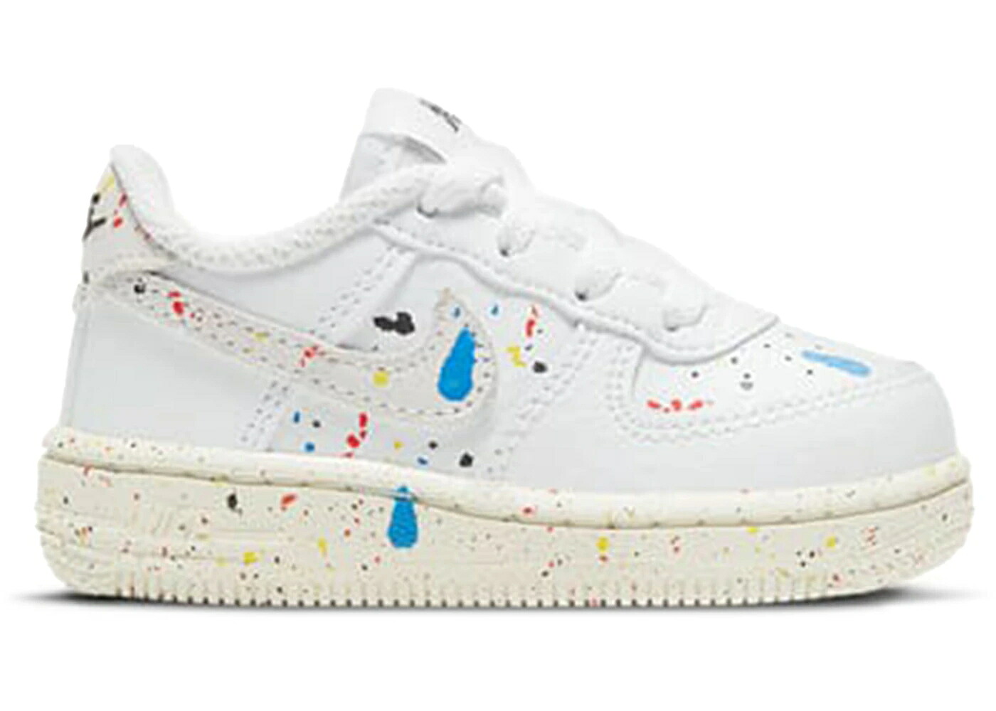 ナイキ 白色 ホワイト エアフォース ジュニア キッズ NIKE AIR FORCE 1 LOW LV8 3 WHITE SAIL (TD) / WHITE WHITE SAIL WHITE