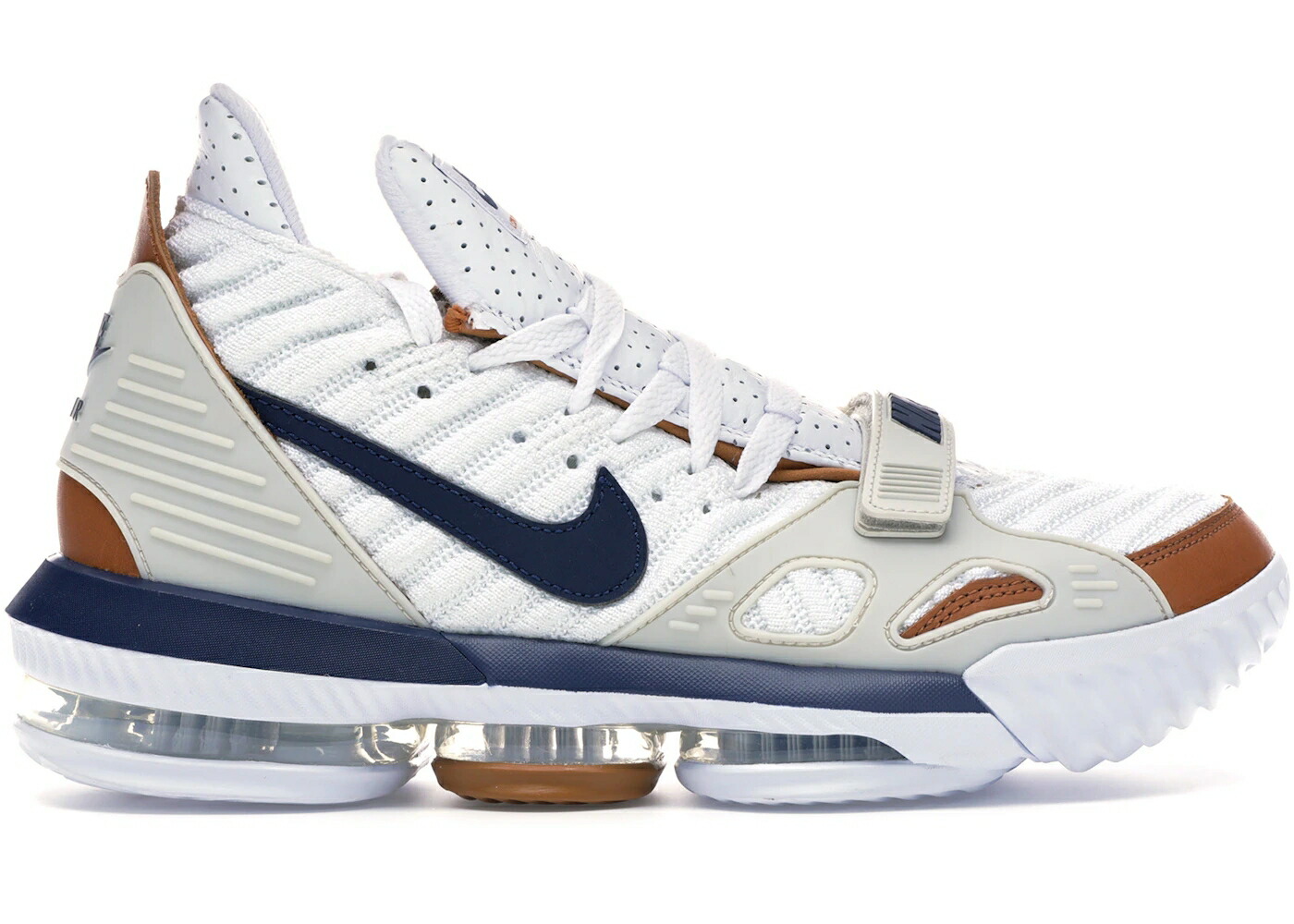 ナイキ レブロン トレーナー 白色 ホワイト 紺色 ネイビー エアトレーナー スニーカー メンズ NIKE LEBRON 16 AIR TRAINER MEDICINE BALL / WHITE MIDNIGHT NAVY GINGER