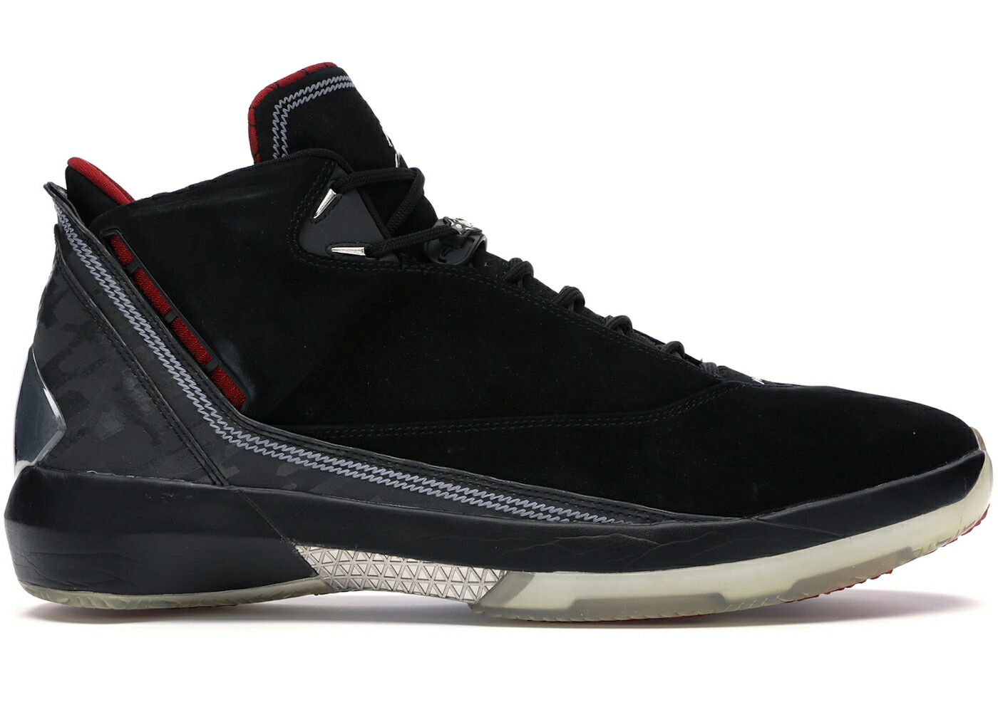 ナイキ ジョーダン 黒色 ブラック 赤 レッド スニーカー メンズ JORDAN 22 OG BLACK VARISTY RED / BLACK VARSITY RED METALLIC