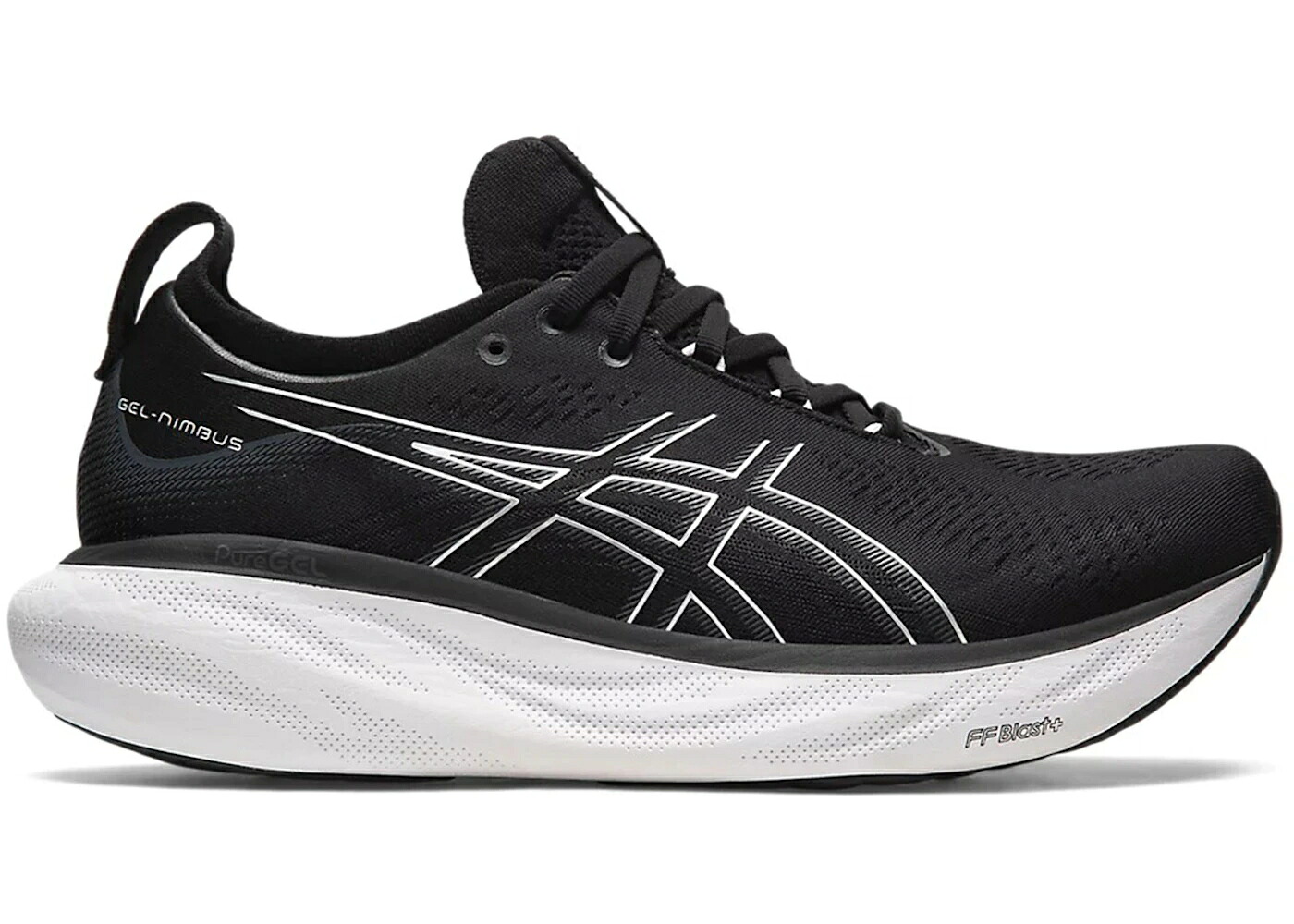 アシックス 黒いこと 黒いこと 純然たる しろがね色 しろがね色 スニーカー メンズ ASICS GEL-NIMBUS 25 BLACK PURE SILVER / BLACK PURE SILVER