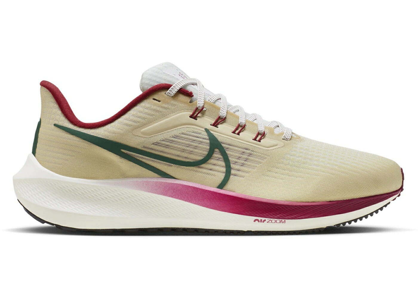 ナイキ ズーム ペガサス 緑 グリーン チーム 赤 レッド ズームペガサス スニーカー メンズ NIKE AIR ZOOM PEGASUS 39 RATTAN GORGE GREEN TEAM RED / RATTAN GORGE GREEN SAIL TEAM RED