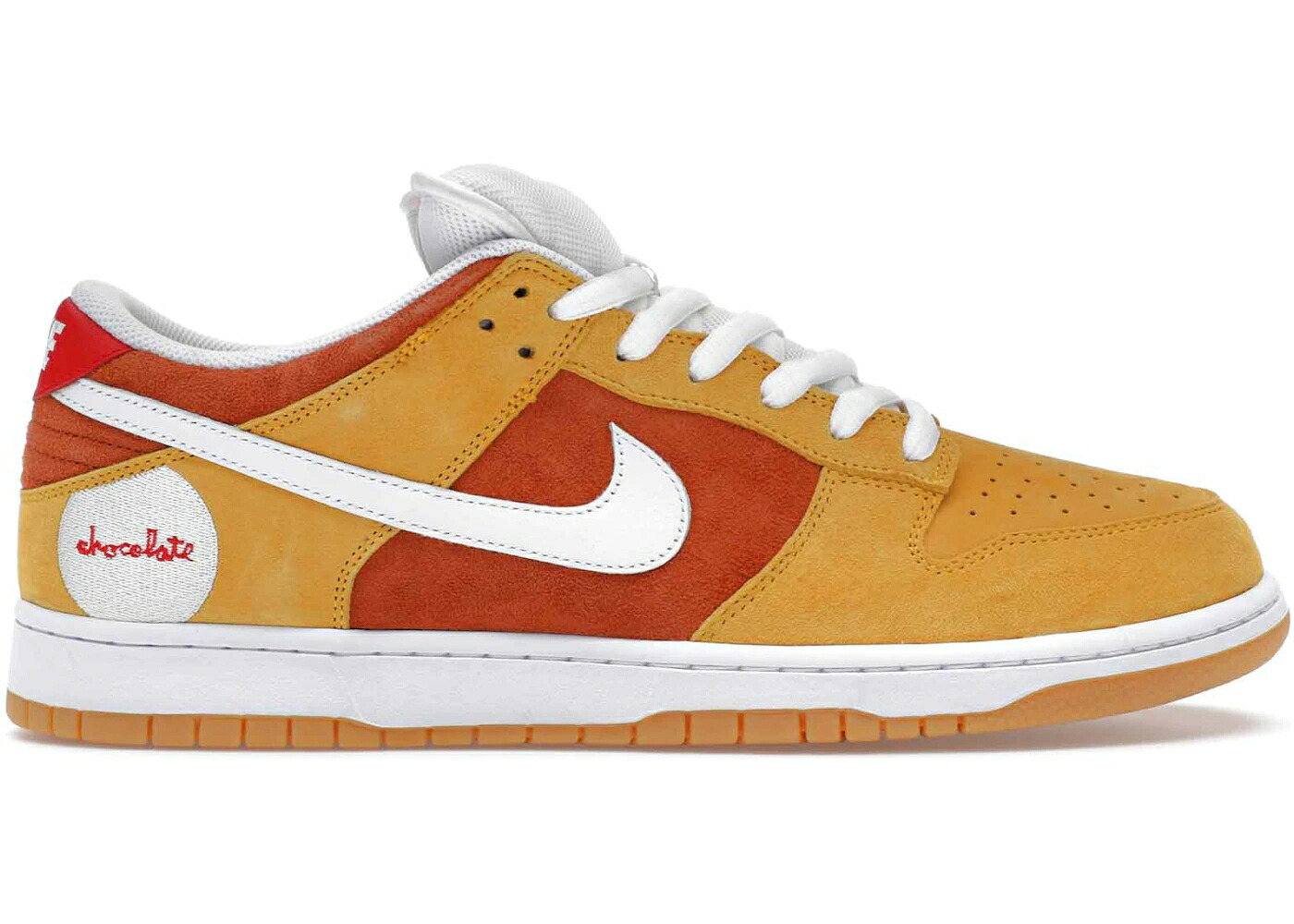 ナイキ エスビー ダンク 滑るゲーム盤 ゴールド 白いこと 白いこと ダンクロー スニーカー メンズ NIKE SB DUNK LOW CHOCOLATE SKATEBOARDS SUN / UNIVERSITY GOLD WHITE DARK