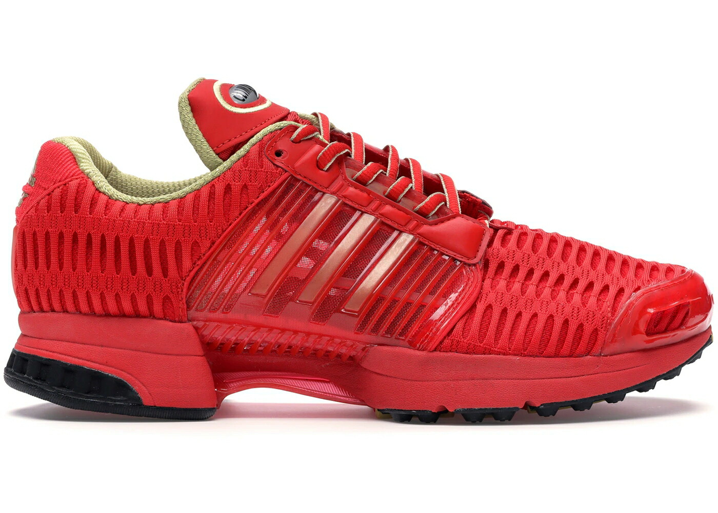 アディダス クライマクール 赤 レッド ゴールド 黒色 ブラック スニーカー メンズ ADIDAS CLIMACOOL COCA COLA / RED GOLD METALLIC BLACK