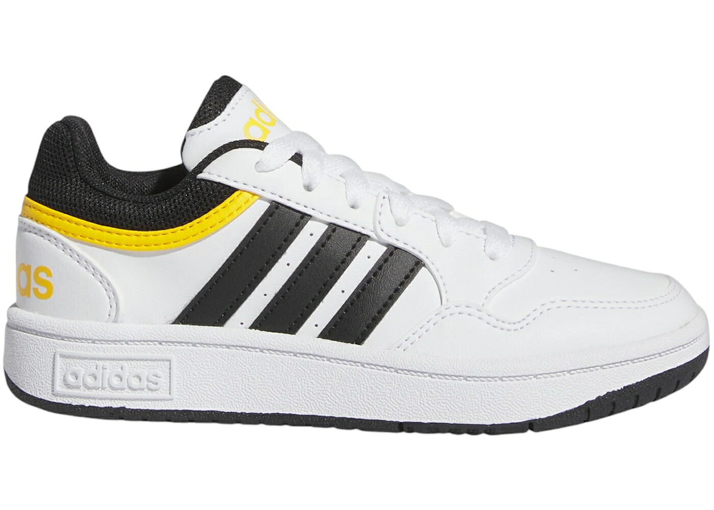 アディダス 白色 ホワイト コア 黒色 ブラック ゴールド ジュニア キッズ ADIDAS HOOPS CLOUD WHITE CORE BLACK BOLD GOLD (GS) / CLOUD WHITE CORE BLACK BOLD GOLD ベビー マタニティ スニーカー