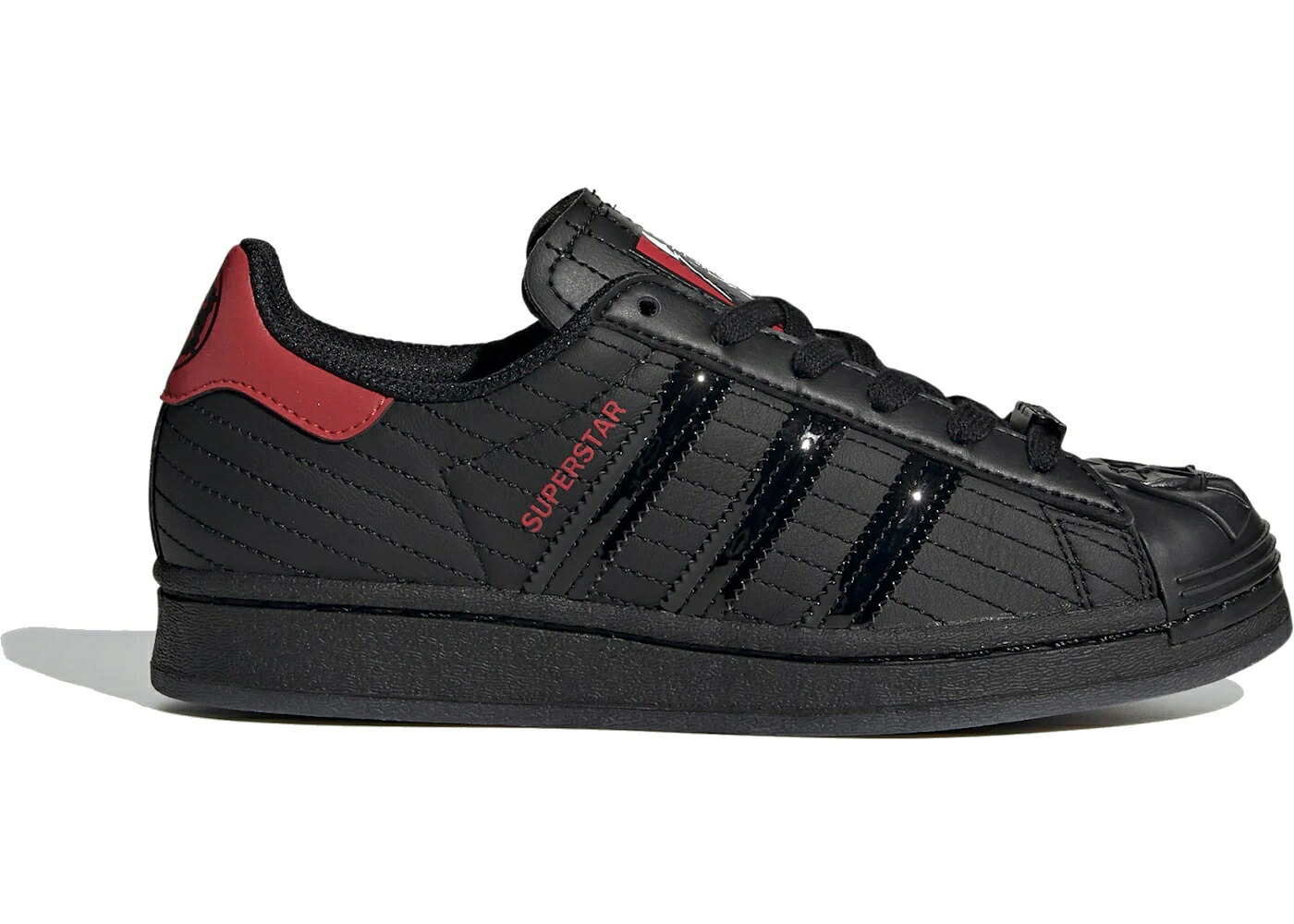 アディダス はやりっ児 中核グループ 黒いこと 黒いこと スターウォーズ お坊っちゃん キッズ ADIDAS SUPERSTAR STAR WARS DARTH VADER (GS) / CORE BLACK CORE BLACK もの言う花 マタニティ スニーカー