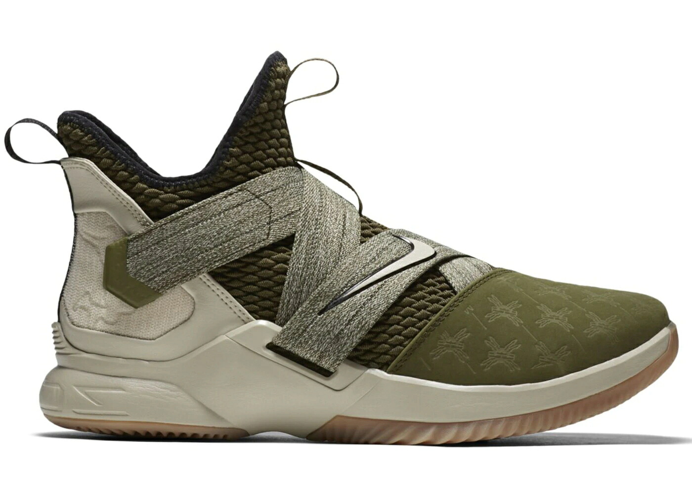 ナイキ レブロン オリーブ スニーカー メンズ NIKE LEBRON SOLDER 12 EP OLIVE CANVAS / OLIVE CANVAS STRING