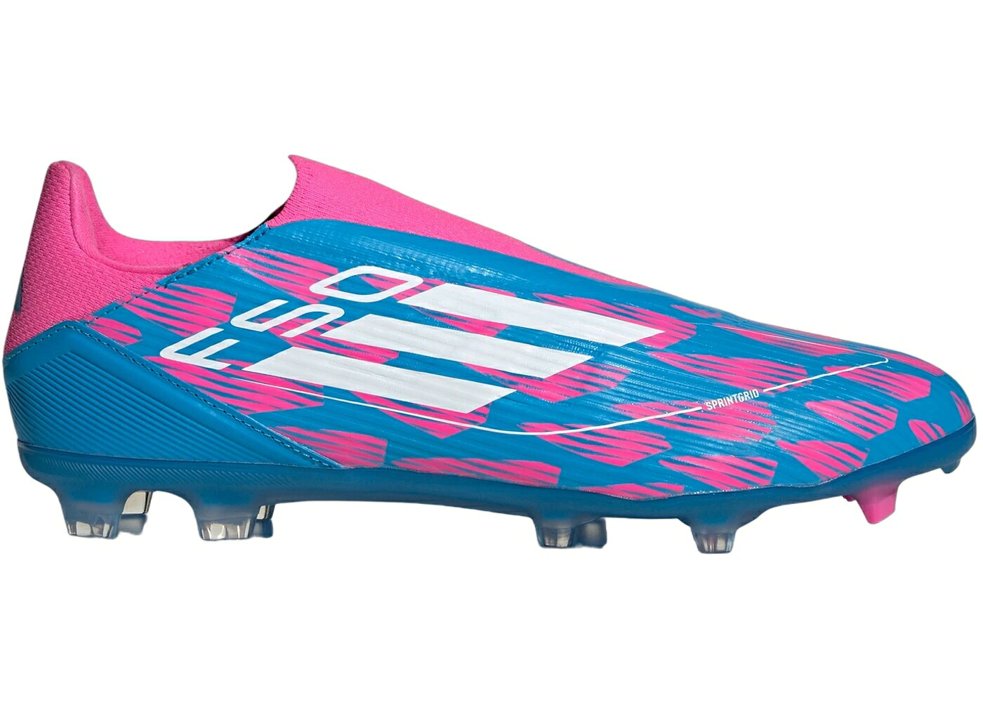 アディダス 青味 青み 白いこと 白いこと サクラ色 スニーカー メンズ ADIDAS F50 LEAGUE LACELESS FIRM/MULTI-GROUND SOLAR BLUE CLOUD WHITE PINK / SOLAR BLUE CLOUD WHITE SOLAR