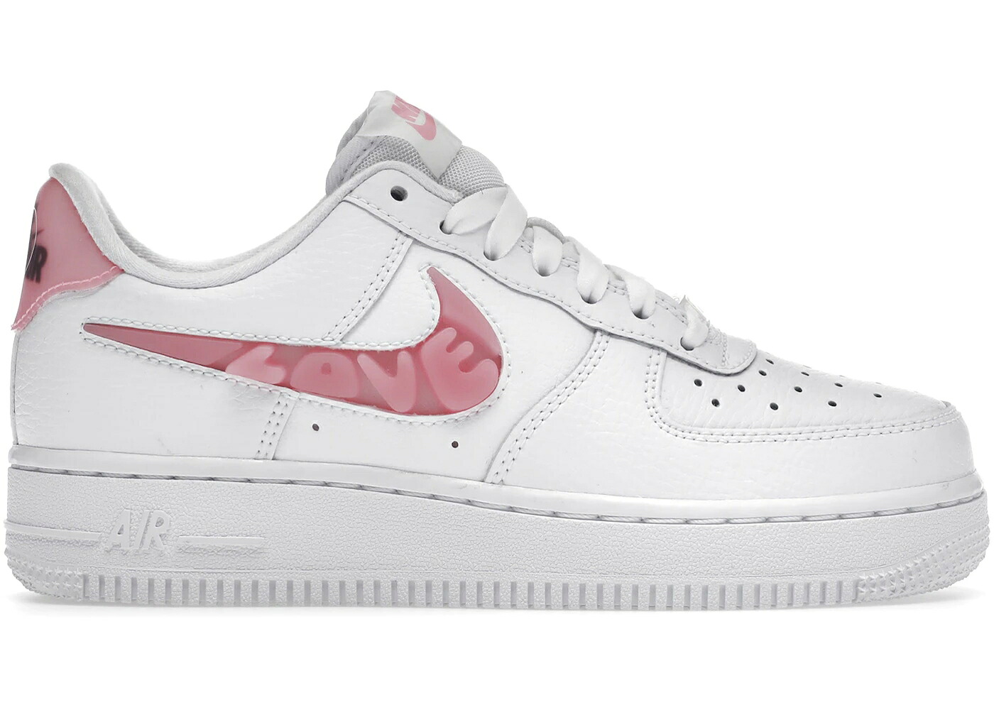 ナイキ 白いこと 白いこと 黒いこと 黒いこと 空軍 \u002707 WOMEN\u0027S スニーカー レディース NIKE AIR FORCE 1 LOW SE LOVE FOR ALL (WOMEN\u0027S) / WHITE SUNSET PULSE BLACK CLEAR