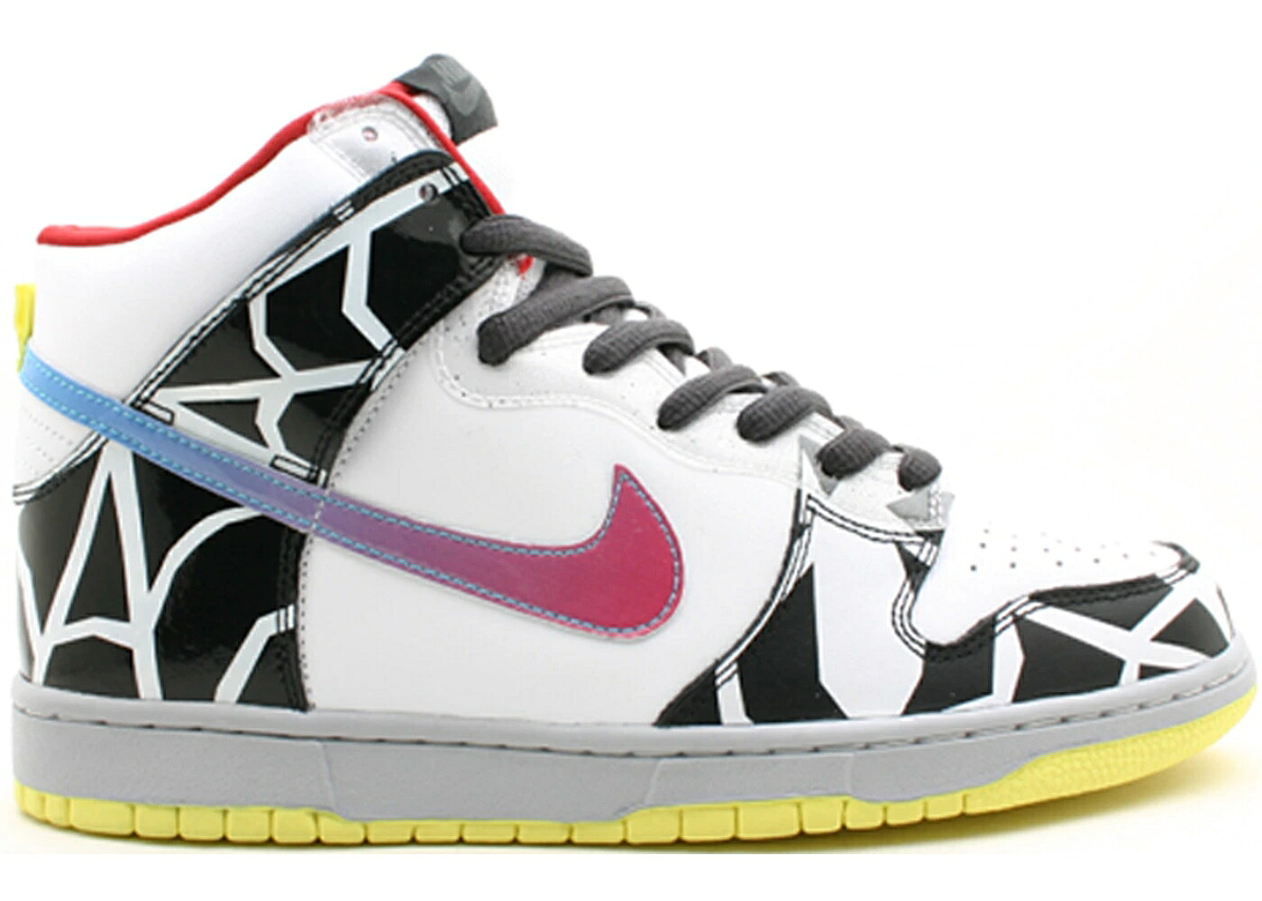 ナイキ エスビー ダンク ハイ 白色 ホワイト 青色 ブルー ダンクハイ スニーカー メンズ NIKE SB DUNK HIGH THRASHIN / WHITE CHLORINE BLUE