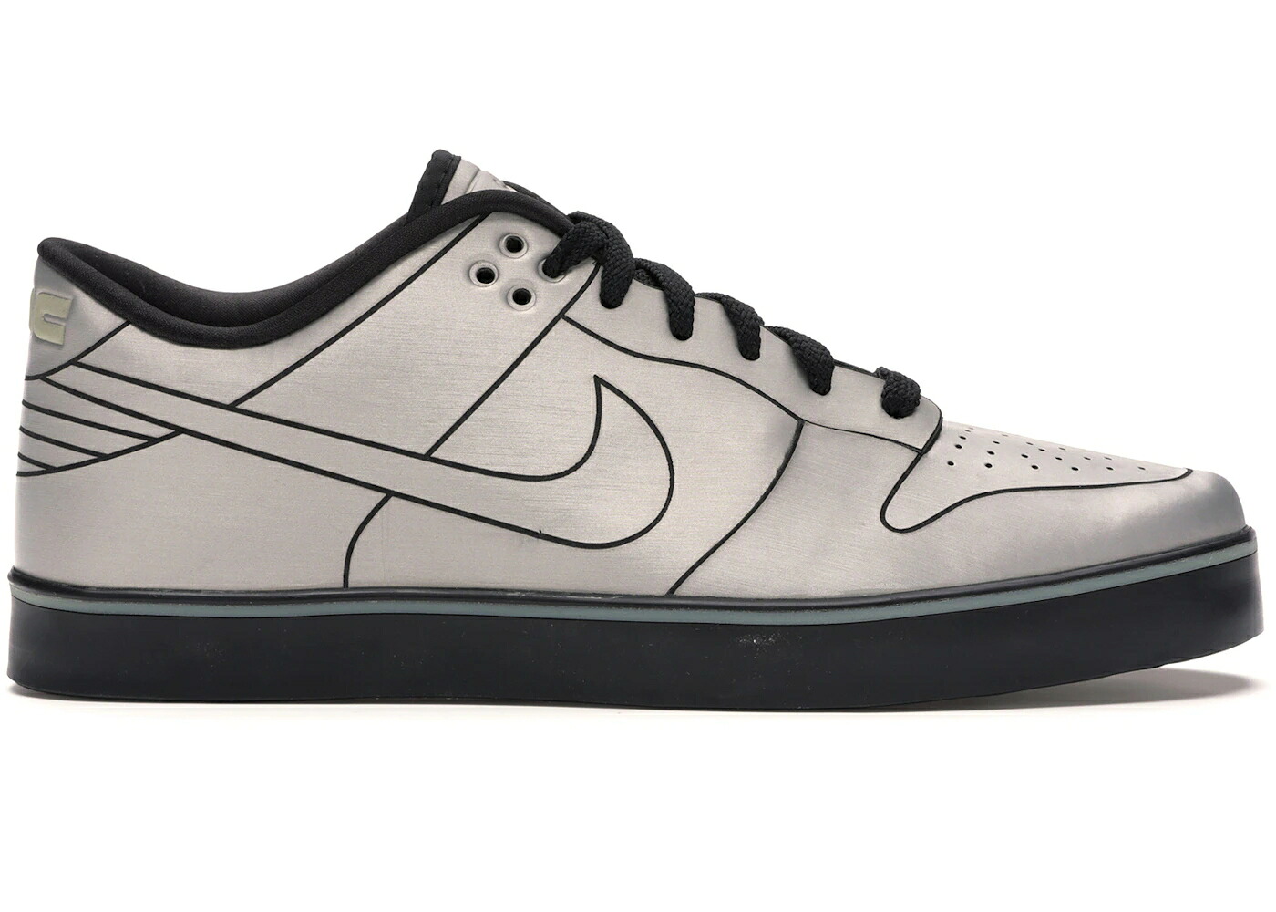 ナイキ ダンク 冷やりとした 薄墨色 薄墨色 ダンクロー 6.0 スニーカー メンズ NIKE DUNK LOW SE DELOREAN DMC-12 / METALLIC COOL GREY METALLIC COOL