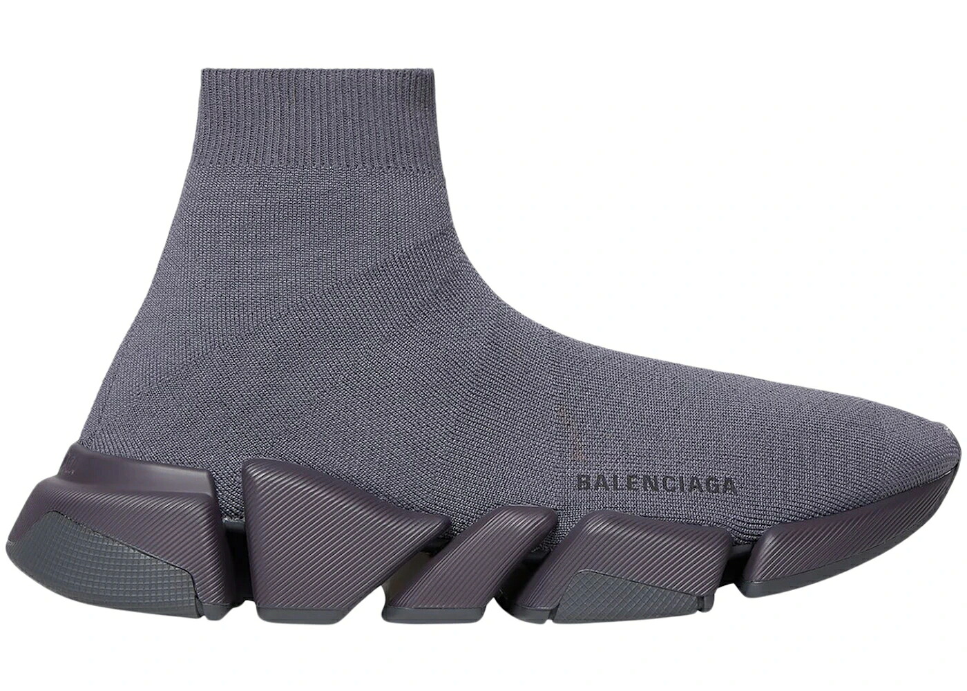 バレンシアガ スピード 灰色 グレー ニット 2.0 スニーカー メンズ BALENCIAGA SPEED DARK GREY RECYCLED KNIT / DARK GREY DARK GREY