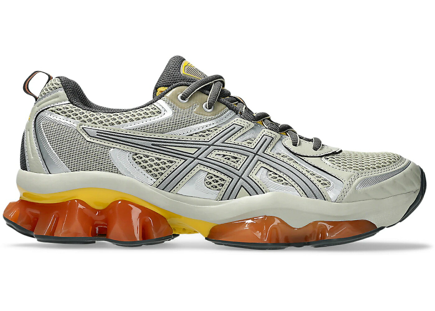 アシックス 純然たる しろがね色 しろがね色 スニーカー メンズ ASICS GEL-QUANTUM KINETIC FOSSIL PURE SILVER / FOSSIL PURE SILVER