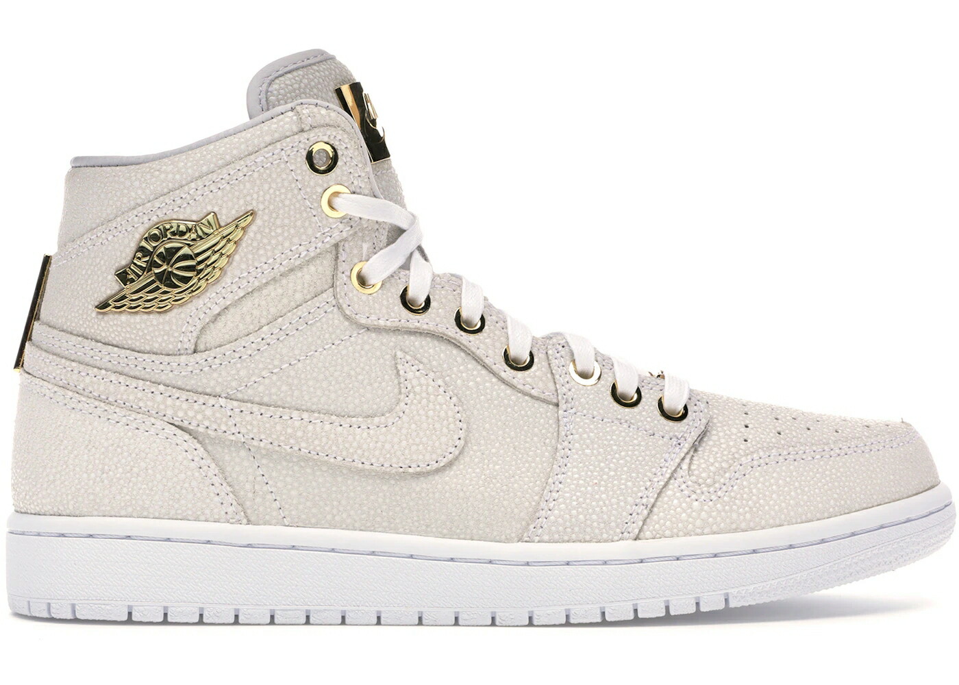 ナイキ ジョーダン 白いこと 白いこと ゴールド スニーカー メンズ JORDAN 1 RETRO PINNACLE WHITE / WHITE METALLIC GOLD WHITE
