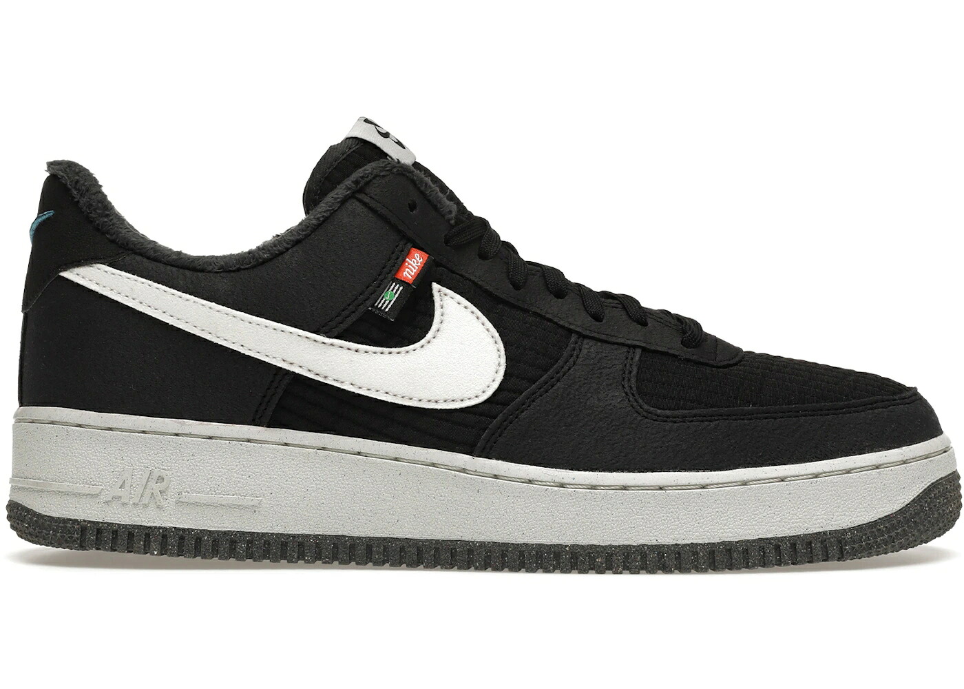 ナイキ 黒色 ブラック 白色 ホワイト エアフォース '07 スニーカー メンズ NIKE AIR FORCE 1 LOW LV8 TOASTY BLACK WHITE / BLACK WHITE SAIL｜スニケス
