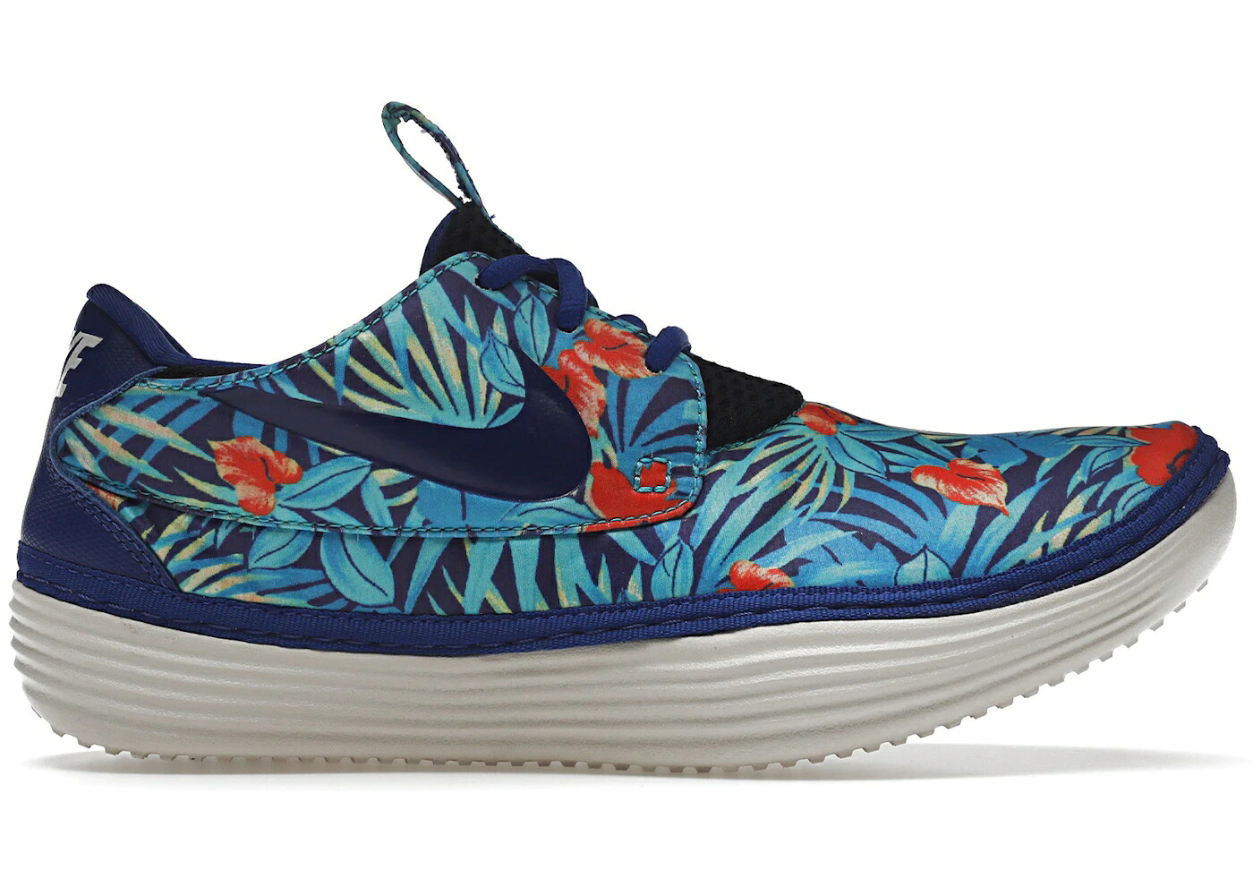 ナイキ モカシン スニーカー メンズ NIKE SOLARSOFT MOCCASIN TROPICAL FLORAL / OLD ROYAL OLD ROYAL CRYSTAL MINT