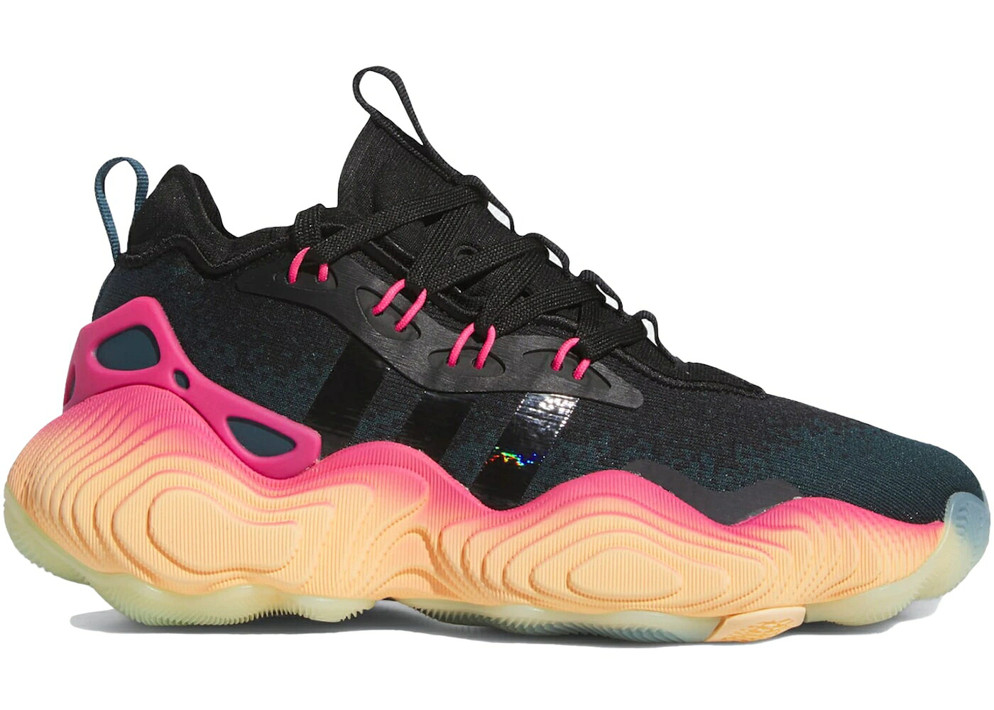 アディダス ナイト爵 橙 オレンジ色 中核グループ 黒いこと 黒いこと お坊っちゃん キッズ ADIDAS TRAE YOUNG 3 ARCTIC NIGHT ACID ORANGE (GS) / ARCTIC NIGHT CORE BLACK ACID もの言う花 マタニティ スニーカー
