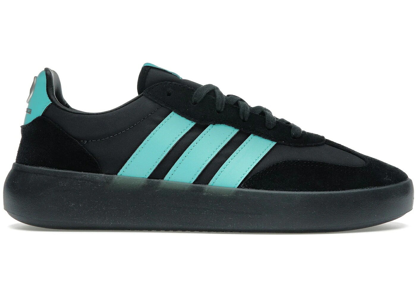 アディダス チーム コア 黒色 ブラック ラッシュ スニーカー メンズ ADIDAS BARREDA DECODE MERCEDES-AMG PETRONAS FORMULA ONE TEAM CORE BLACK / CORE BLACK SEMI MINT RUSH CORE|スニケス