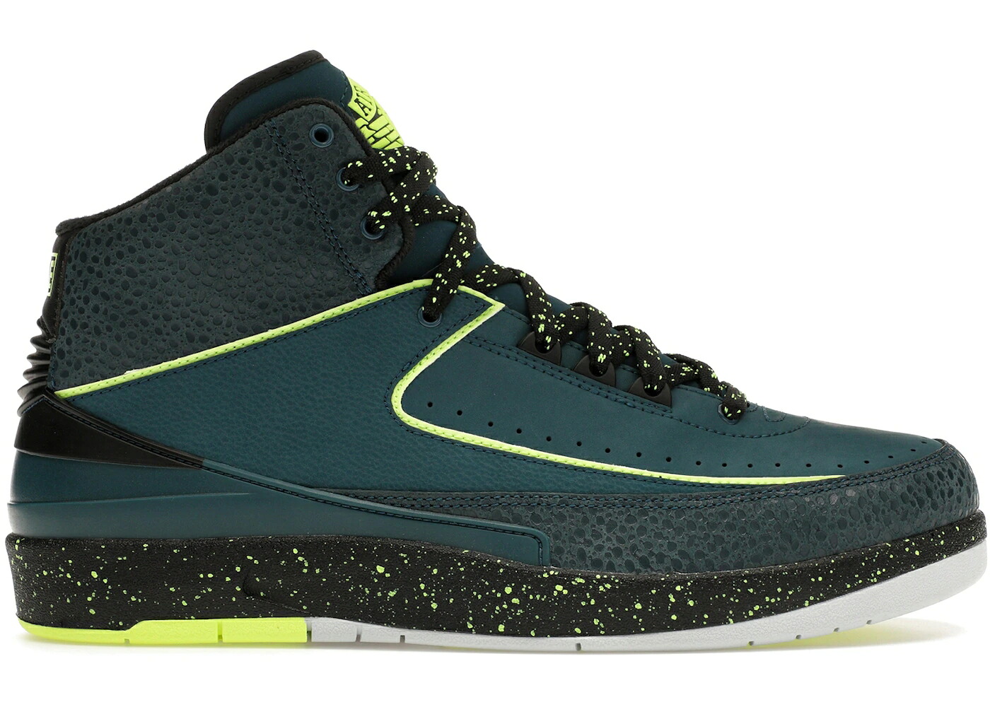 ナイキ ジョーダン 黒色 ブラック ピュア スニーカー メンズ JORDAN 2 RETRO NIGHTSHADE / NIGHTSHADE VOLT ICE BLACK PURE