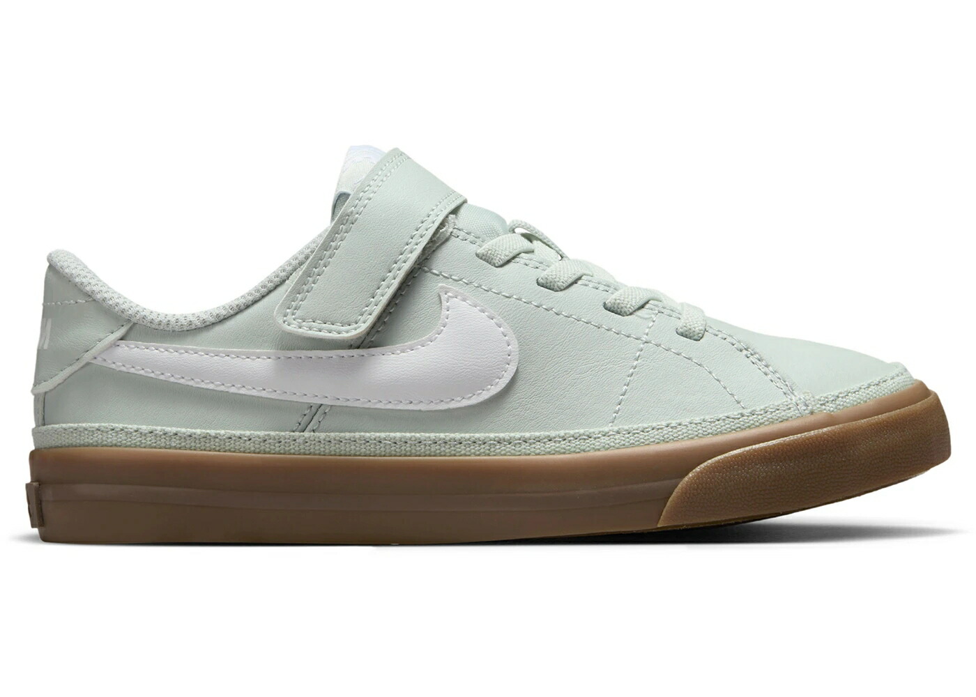 ナイキ コート レガシー 銀色 シルバー 茶色 ブラウン 白色 ホワイト ジュニア キッズ NIKE COURT LEGACY LIGHT SILVER GUM DARK BROWN WHITE (PS) / LIGHT SILVER GUM DARK BROWN ベビー マタニティ スニーカー