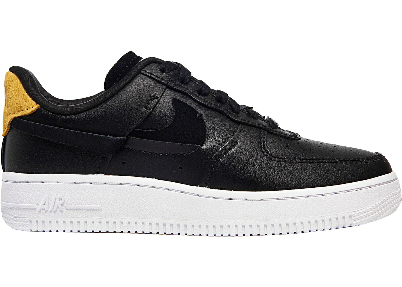 ナイキ 黒いこと 黒いこと 緑 緑であること 空軍 WOMEN\u0027S スニーカー レディース NIKE AIR FORCE 1 LX INSIDE OUT BLACK (WOMEN\u0027S) / BLACK ANTHRACITE MYSTIC GREEN