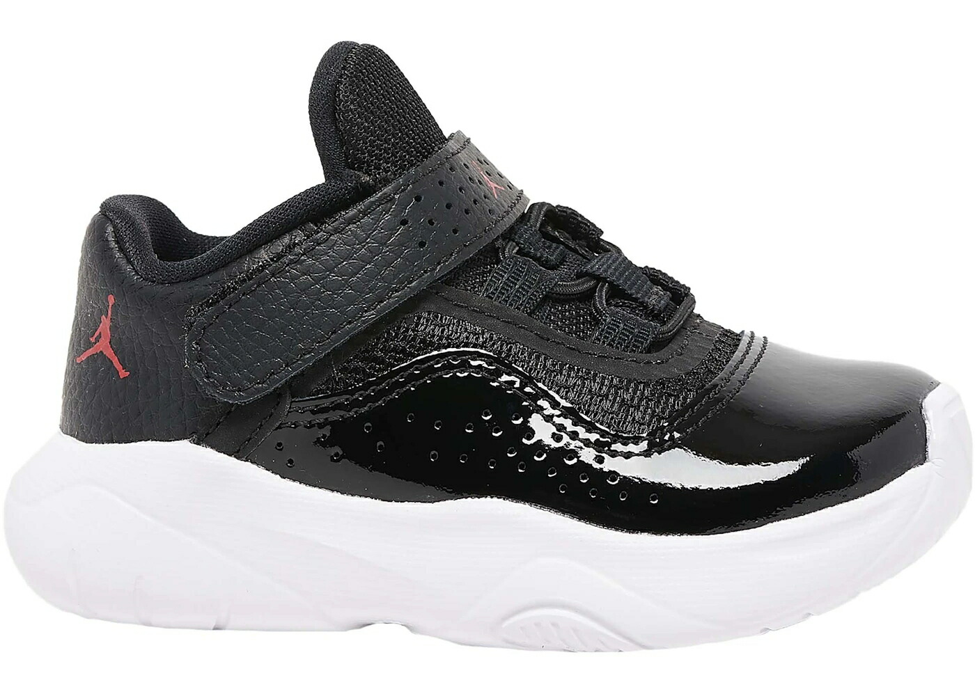ナイキ ジョーダン 黒いこと 黒いこと 赤 赤いこと 白いこと 白いこと お坊っちゃん キッズ JORDAN 11 CMFT LOW BRED (TD) / BLACK GYM RED WHITE