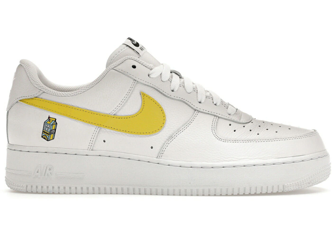 ナイキ 白いこと 白いこと 黄味がかった 黄色 ストライク 空軍 スニーカー メンズ NIKE AIR FORCE 1 LOW LYRICAL LEMONADE / WHITE YELLOW STRIKE