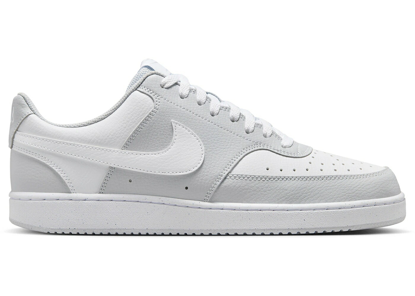 ナイキ 厚地の外套 純然たる プラチナム 白いこと 白いこと スニーカー メンズ NIKE COURT VISION LOW PURE PLATINUM WHITE / PURE PLATINUM WHITE
