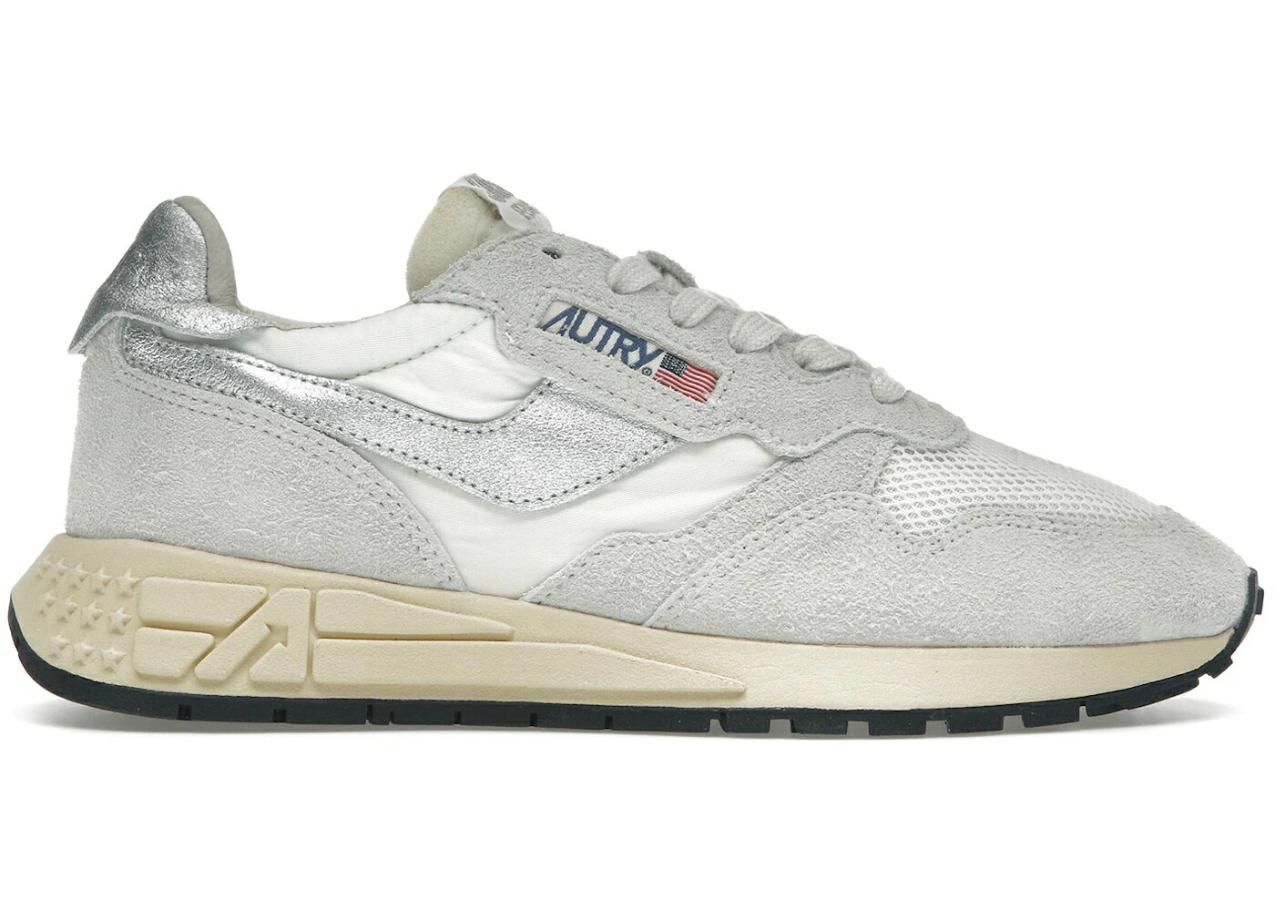白色 ホワイト 銀色 シルバー WOMEN'S スニーカー レディース AUTRY REELWIND LOW WHITE SILVER (WOMEN'S) / WHITE SILVER