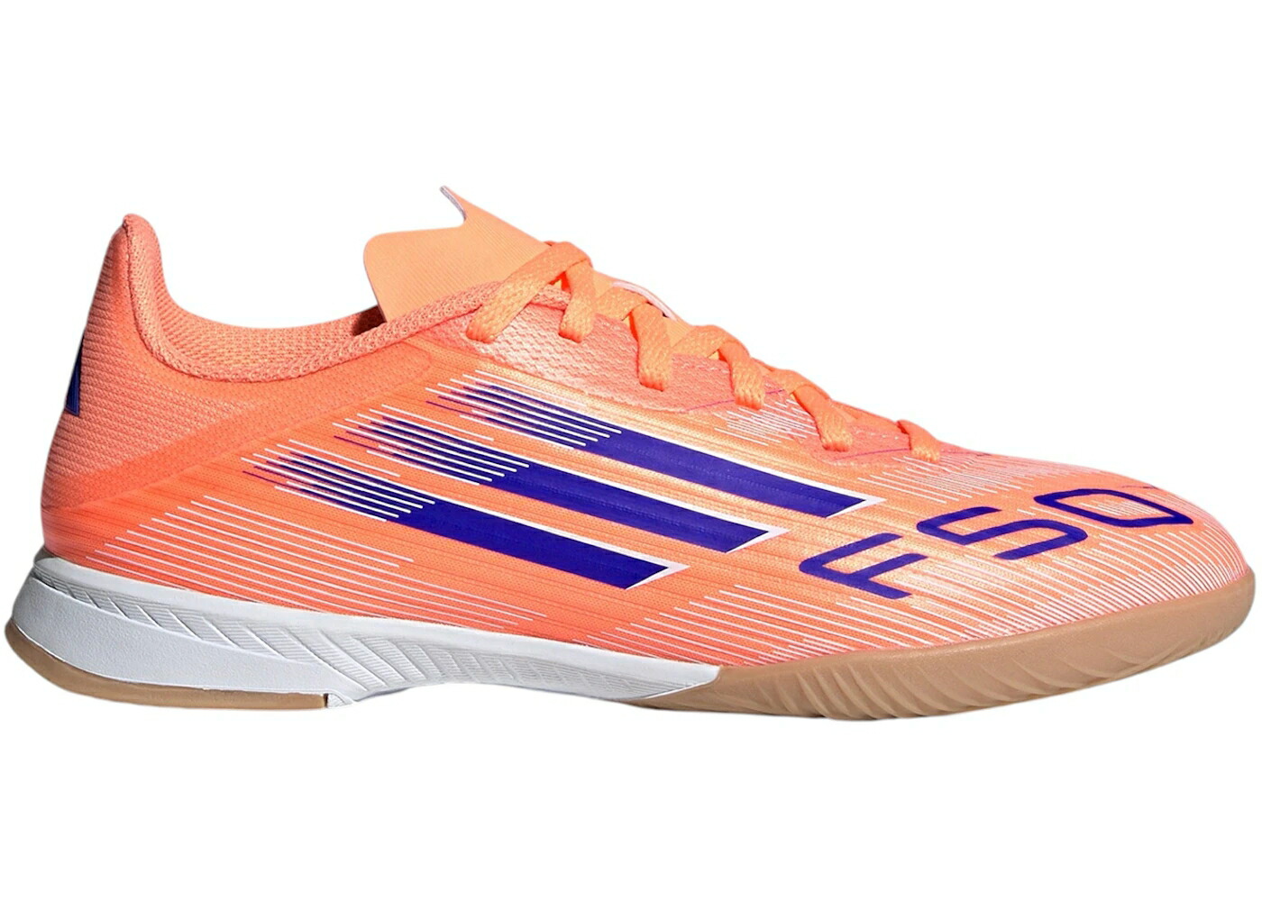 アディダス 橙 オレンジ色 青味 青み 御坊っちゃん キッズ ADIDAS F50 LEAGUE INDOOR CORAL BLAZE PACK (KIDS) / BEAM ORANGE LUCID BLUE CLOUD もの言う花 マタニティ スニーカー
