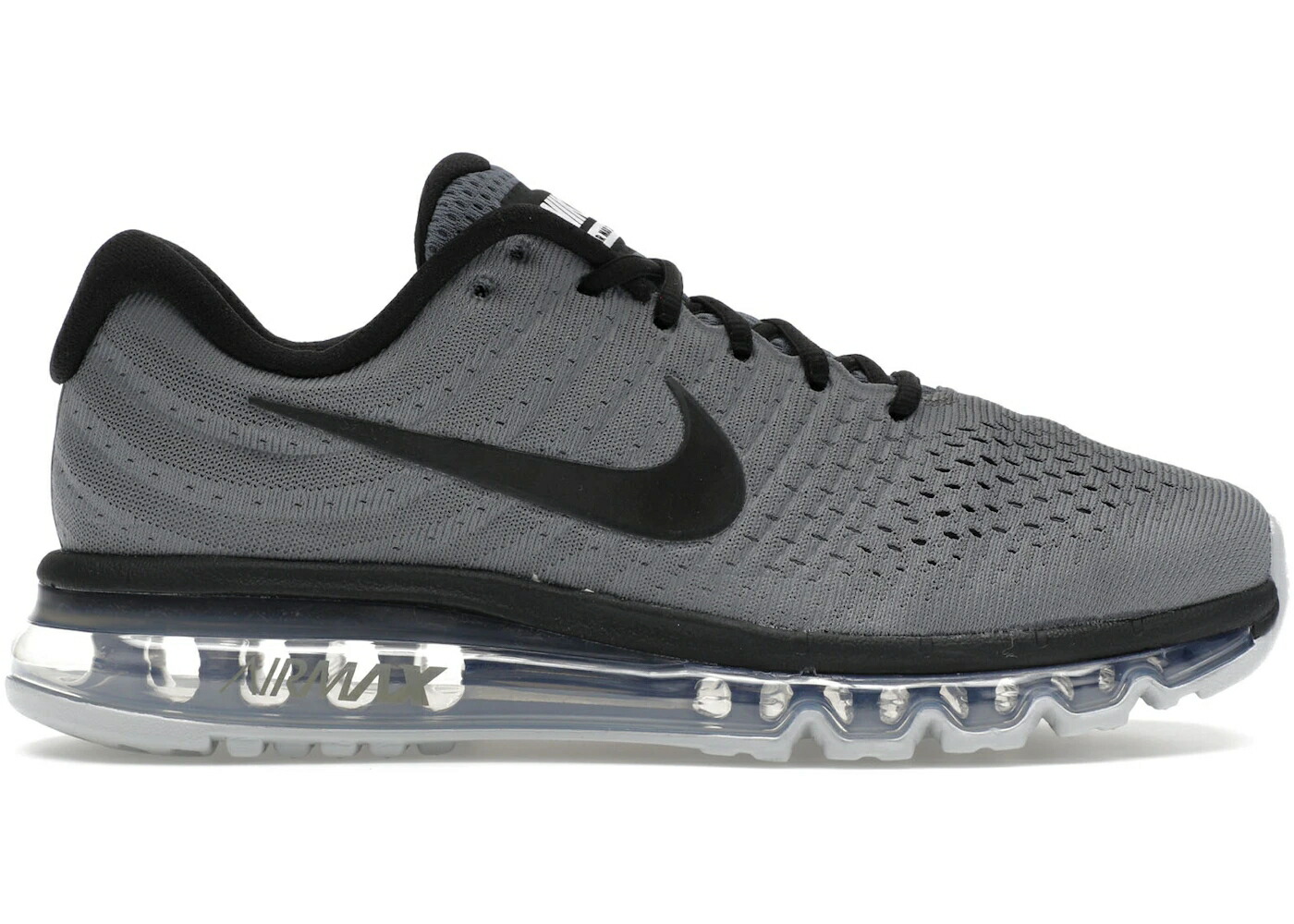 ナイキ マックス クール 灰色 グレー 黒色 ブラック ピュア プラチナム エアマックス スニーカー メンズ NIKE AIR MAX 2017 COOL GREY BLACK / COOL GREY BLACK PURE PLATINUM