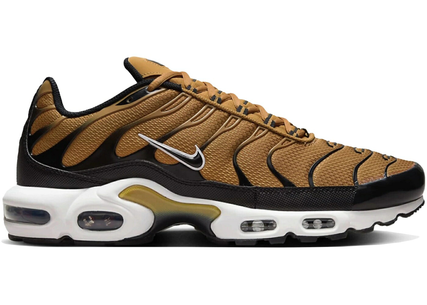 ナイキ マックス ウィート 白いこと 白いこと 赤銅色 赤銅色 エアマックスプラス スニーカー メンズ NIKE AIR MAX PLUS GOLDEN HARVEST / WHEAT WHITE GUM LIGHT BROWN