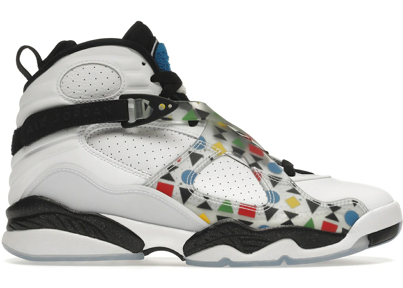 ナイキ ジョーダン 白いこと 白いこと 黒いこと 黒いこと \u0026 スニーカー メンズ JORDAN 8 RETRO QUAI 54 (FRIENDS FAMILY) (2019) / WHITE BLACK MULTI COLOR