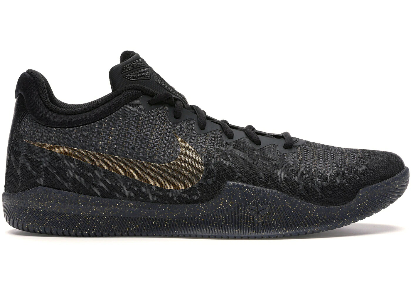ナイキ マンバ ゴールド スターズ 黒いこと 黒いこと 薄墨色 薄墨色 スニーカー メンズ NIKE MAMBA RAGE GOLD STARS / BLACK DARK GREY METALLIC GOLD