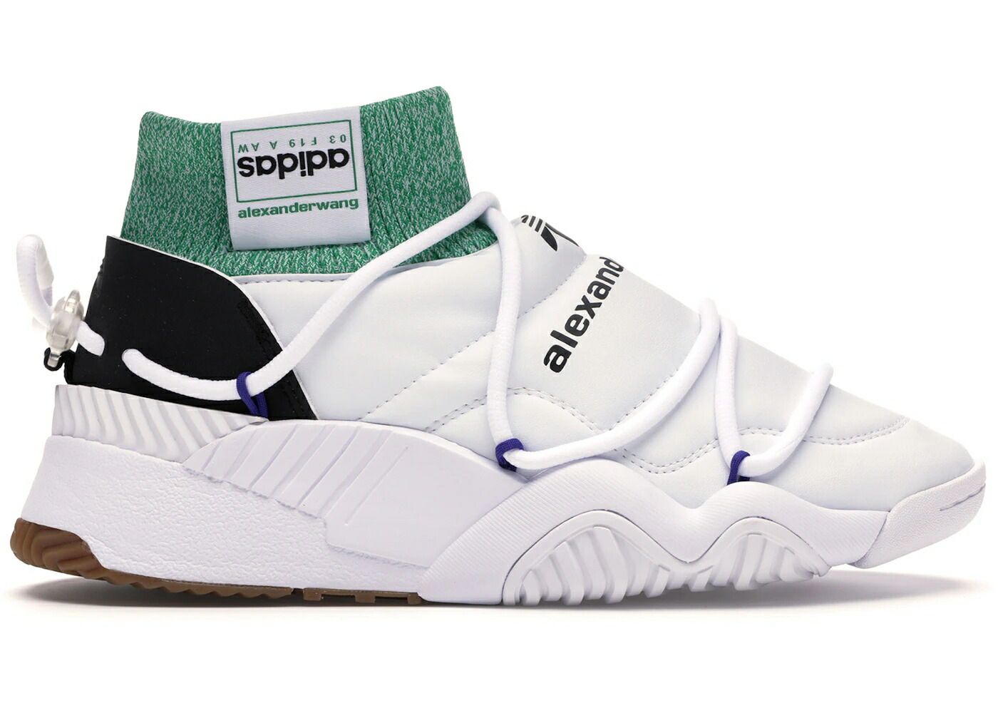 アディダス トレーナー 白色 ホワイト コア 黒色 ブラック スニーカー メンズ ADIDAS AW PUFF TRAINER ALEXANDER WANG CLOUD WHITE / CLOUD WHITE CORE BLACK PRIME INK 408,840円