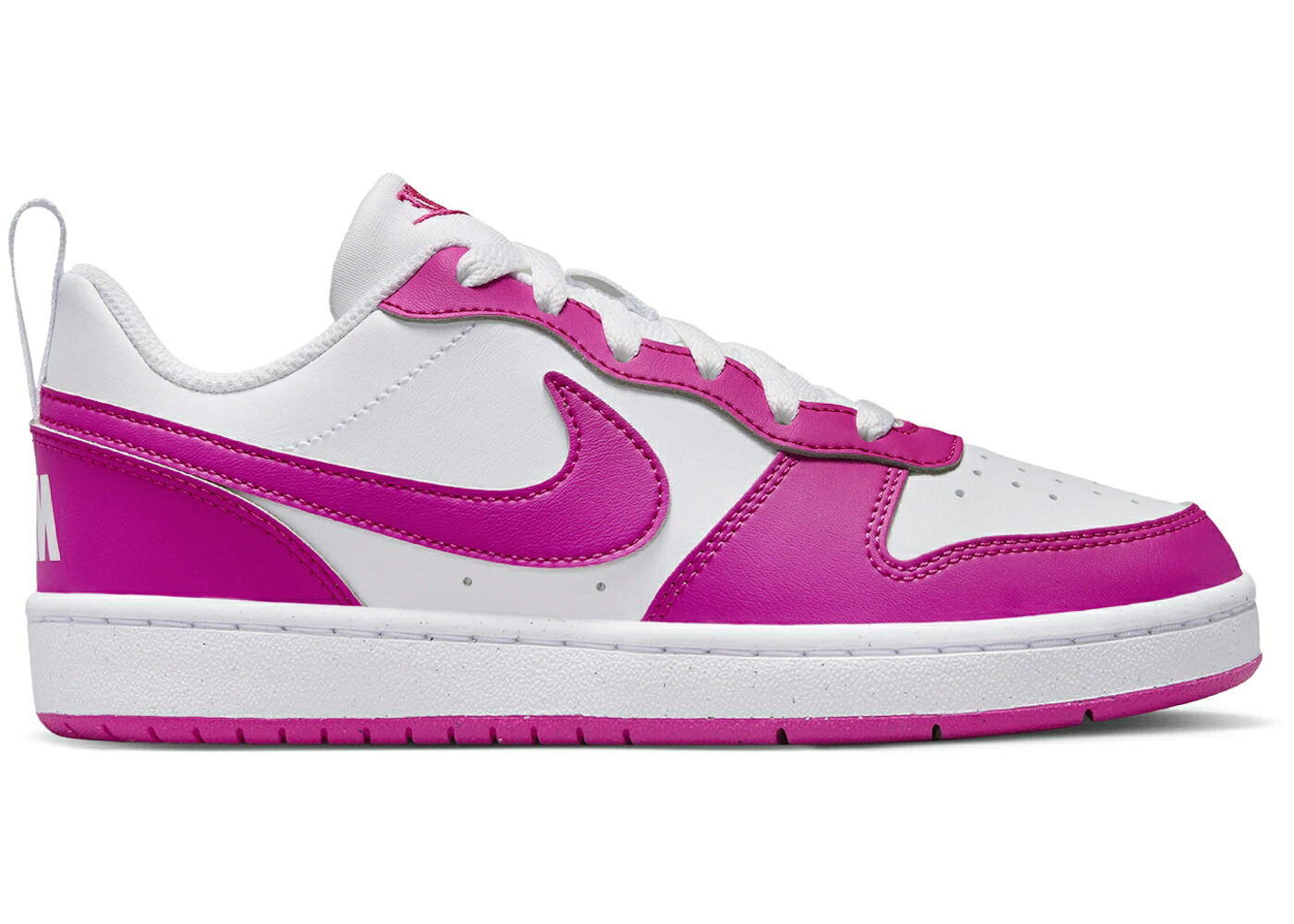 ナイキ 厚地の外套 レーザ 白いこと 白いこと コートバーロウ お坊っちゃん キッズ NIKE COURT BOROUGH LOW RECRAFT LASER FUCHSIA WHITE (GS) / WHITE LASER FUCHSIA もの言う花 マタニティ スニーカー