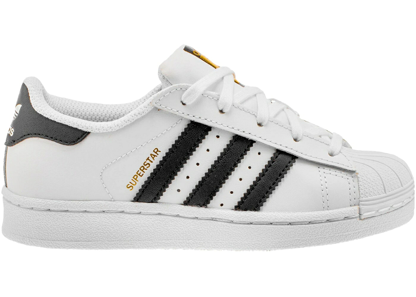 アディダス スーパースター 白色 ホワイト 黒色 ブラック ジュニア キッズ ADIDAS SUPERSTAR WHITE BLACK (PS) / FOOTWEAR WHITE BLACK RUNNING ベビー マタニティ スニーカー