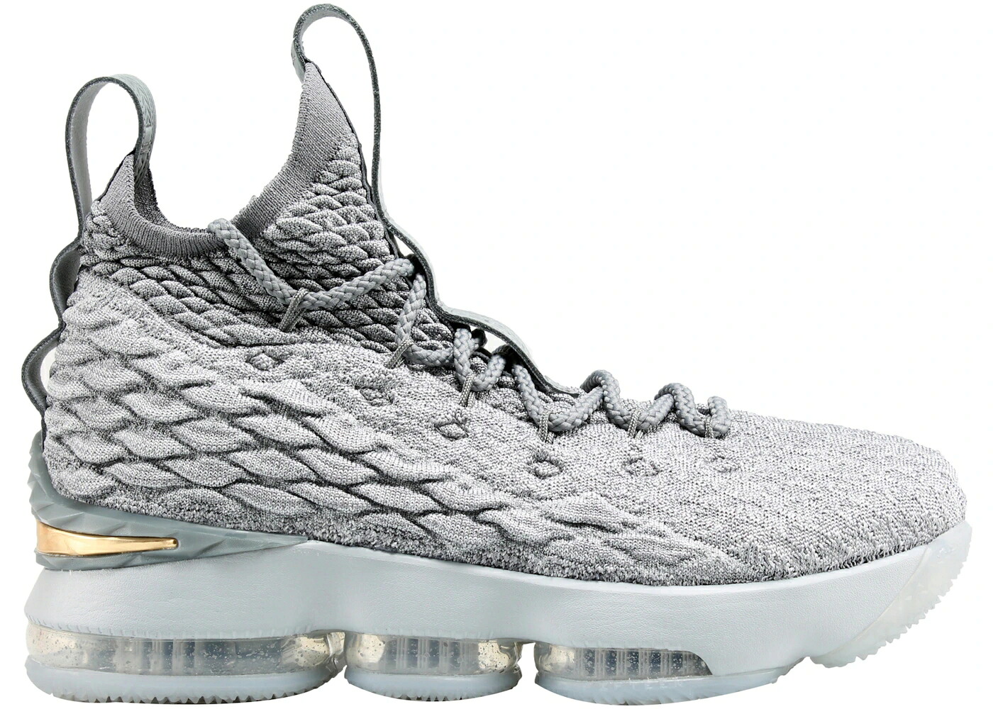 ナイキ レブロン シティ 続きもの 薄墨色 薄墨色 ゴールド 冷やりとした お坊っちゃん キッズ NIKE LEBRON 15 CITY SERIES (GS) / WOLF GREY METALLIC GOLD COOL もの言う花 マタニティ スニーカー