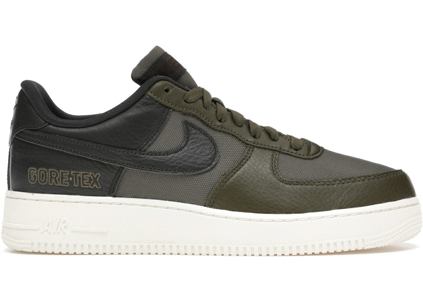 ナイキ ゴアテックス オリーブ 赤銅色 赤銅色 空軍 スニーカー メンズ NIKE AIR FORCE 1 LOW GORE-TEX MEDIUM OLIVE / MEDIUM OLIVE SAIL SEAL BROWN