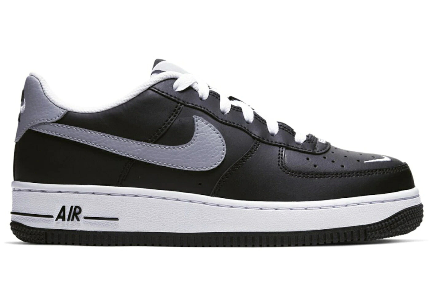 ナイキ 黒いこと 黒いこと 薄墨色 薄墨色 空軍 お坊っちゃん キッズ NIKE AIR FORCE 1 LOW LV8 BLACK WOLF GREY (GS) / BLACK WOLF GREY DARK GREY BLACK もの言う花 マタニティ スニーカー