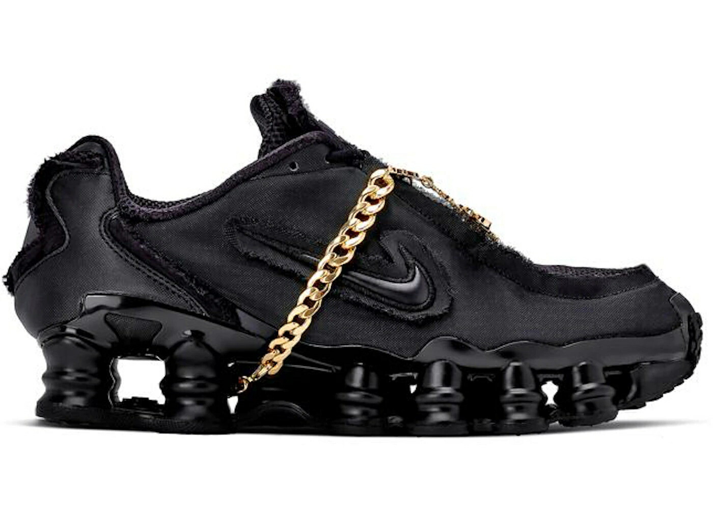 ナイキ ショックス 黒色 ブラック コムデギャルソン WOMEN'S スニーカー レディース NIKE SHOX TL COMME DES GARCONS BLACK (WOMEN'S) / BLACK BLACK BLACK