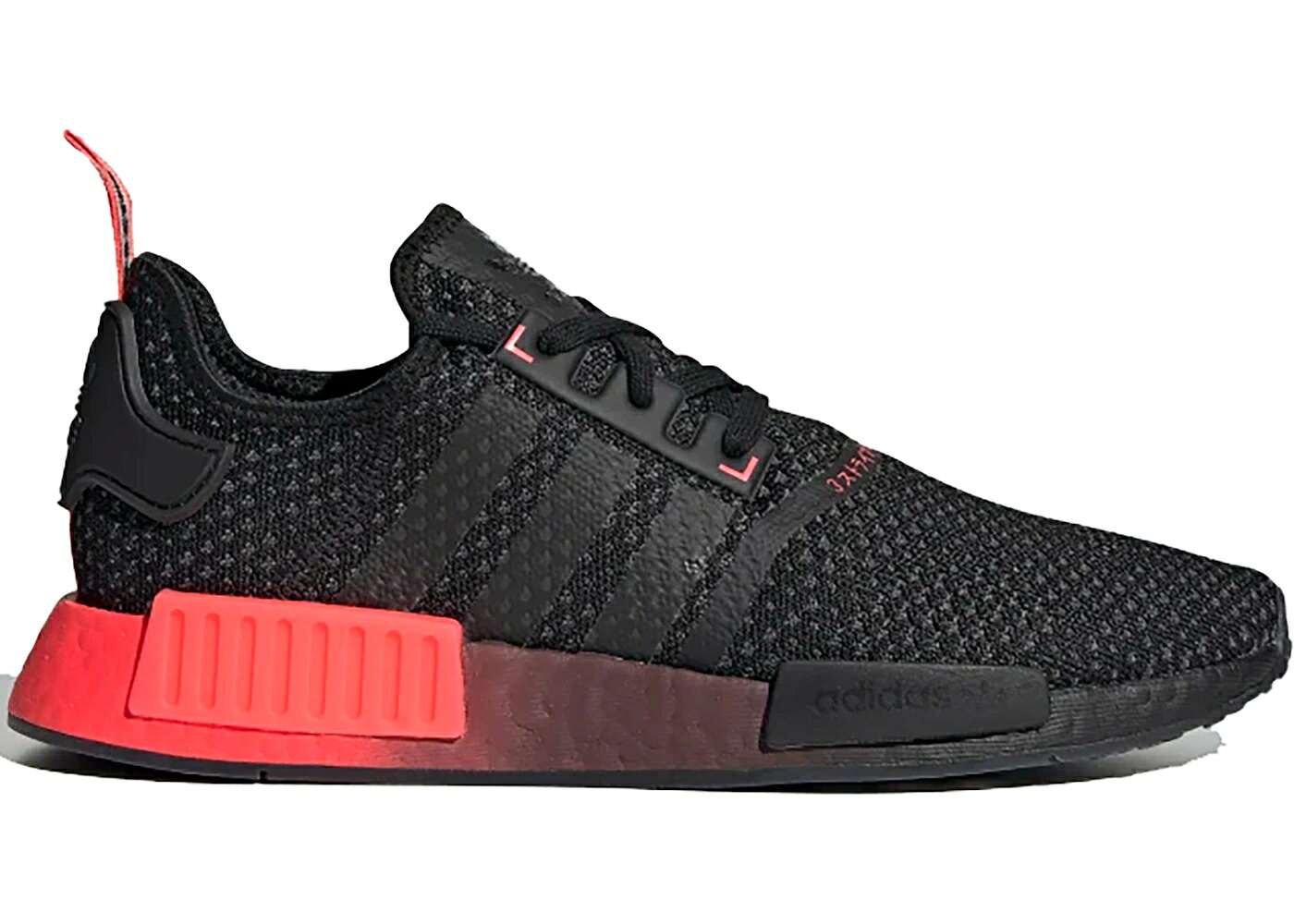アディダス コア 黒色 ブラック ピンク スニーカー メンズ ADIDAS NMD R1 CORE BLACK SIGNAL PINK / CORE BLACK CORE BLACK SIGNAL