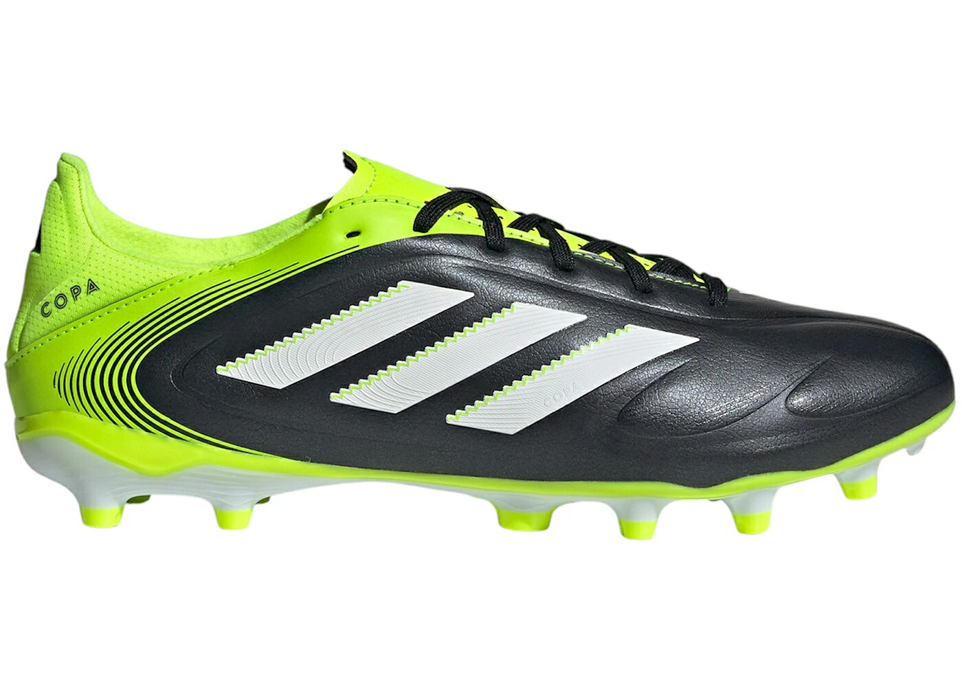 アディダス ピュア コア 黒色 ブラック 白色 ホワイト スニーカー メンズ ADIDAS COPA PURE 3 LEAGUE FG/MG CORE BLACK CLOUD WHITE LUCID LEMON / CORE BLACK CLOUD WHITE LUCID