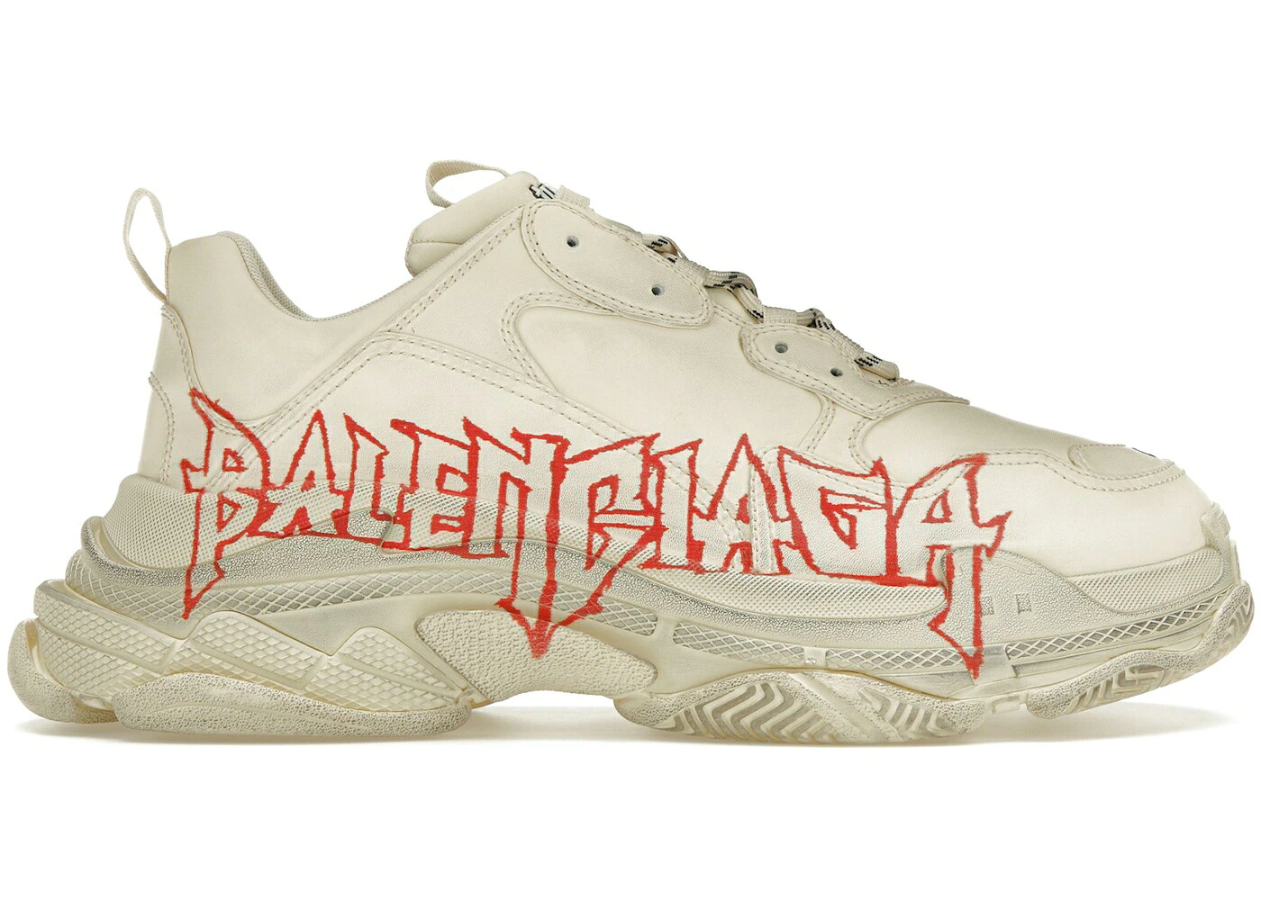 バレンシアガ 金属元素 白いこと 白いこと 赤 赤いこと 黒いこと 黒いこと スニーカー メンズ BALENCIAGA TRIPLE S DIY METAL WHITE RED / WHITE RED BLACK