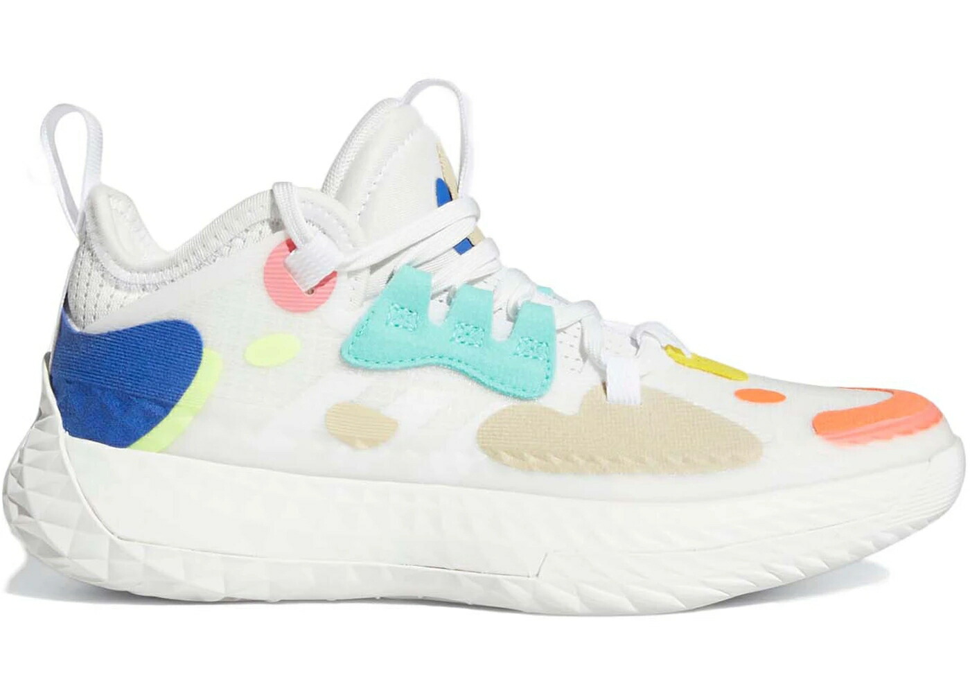 アディダス ハーデン 白色 ホワイト VOL. ジュニア キッズ ADIDAS HARDEN 5 FUTURENATURAL (KIDS) / CRYSTAL WHITE CLOUD WHITE ROYAL ベビー マタニティ スニーカー|スニケス