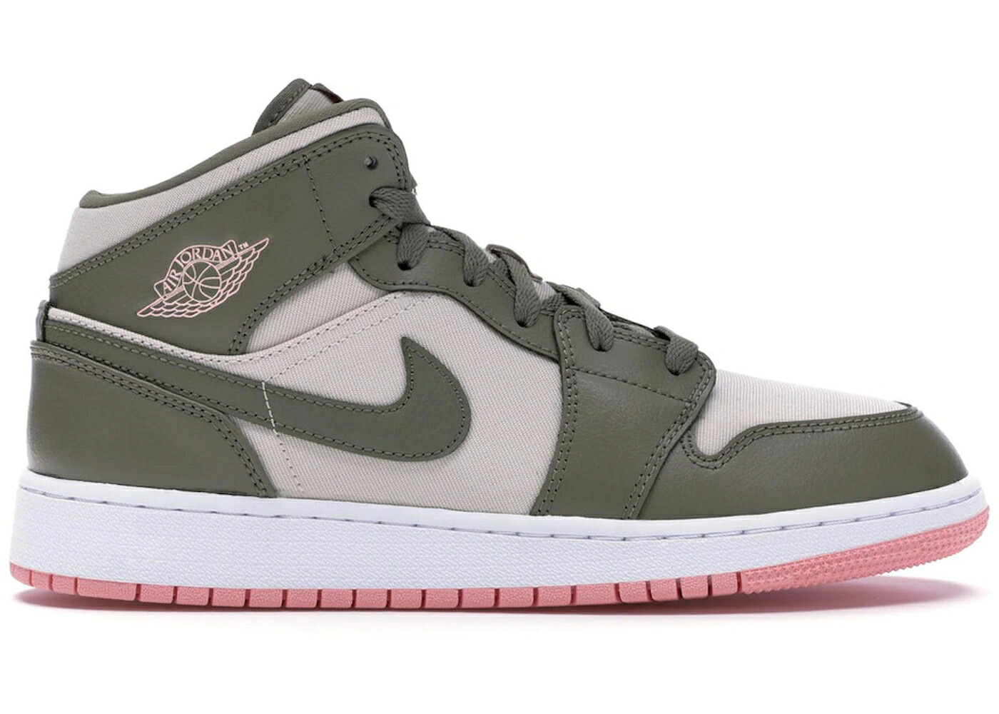 ナイキ ジョーダン ミッド お坊っちゃん キッズ JORDAN 1 MID TROOPER BLEACHED CORAL (GS) / TROOPER BLEACHED CORAL もの言う花 マタニティ スニーカー