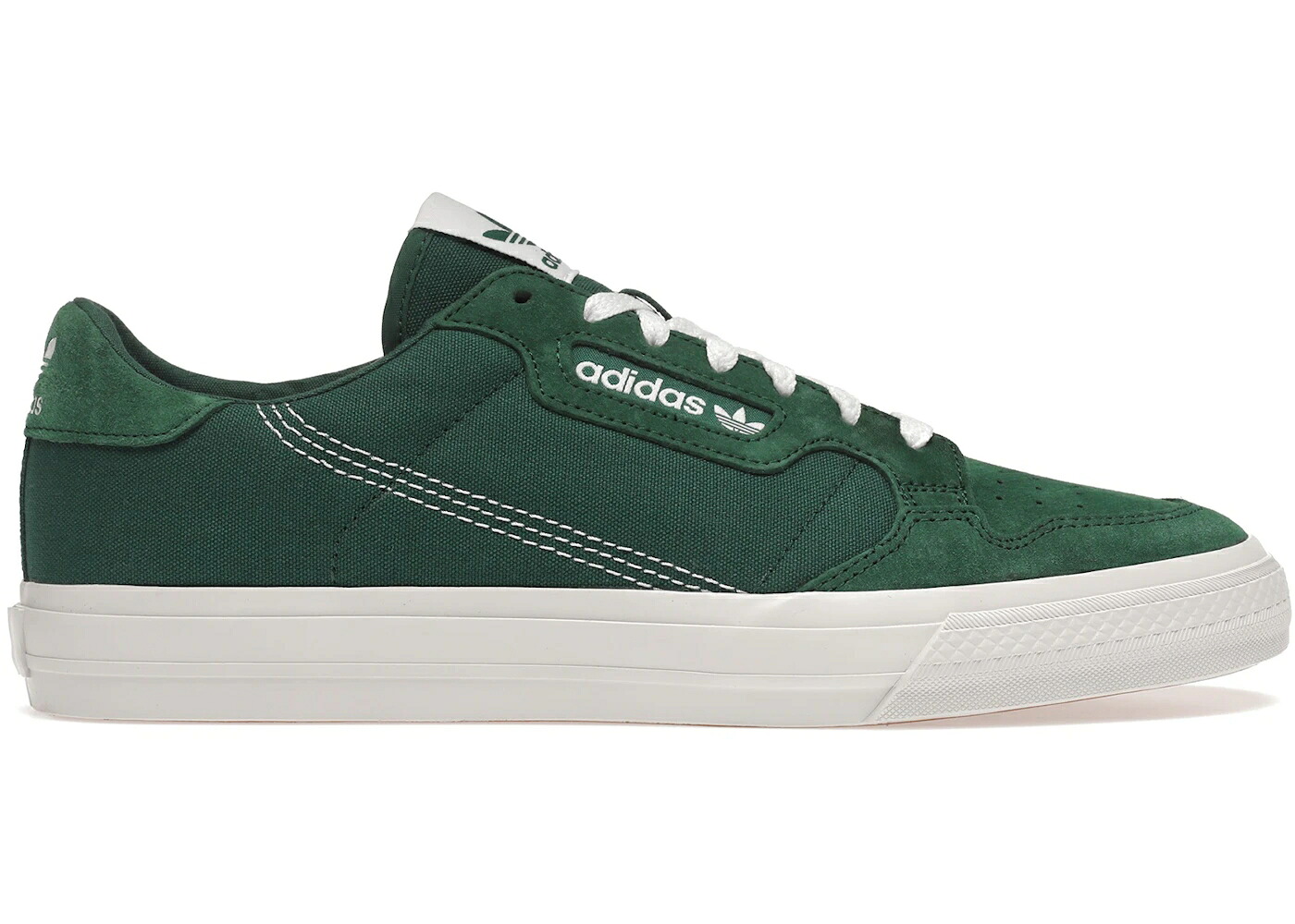 アディダス 緑 グリーン スニーカー メンズ ADIDAS CONTINENTAL VULC COLLEGIATE GREEN / COLLEGIATE GREEN COLLEGIATE|スニケス